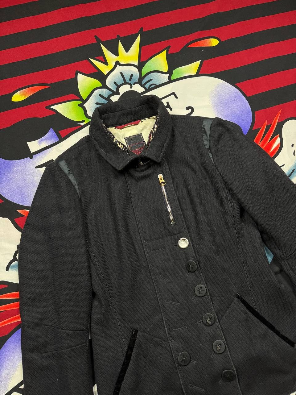 Marithe + Francois Girbaud Marithe Francois Girbaud black wool coat jacket Size IT42 Size M / US 6-8 / IT 42-44 - 2 Thumbnail