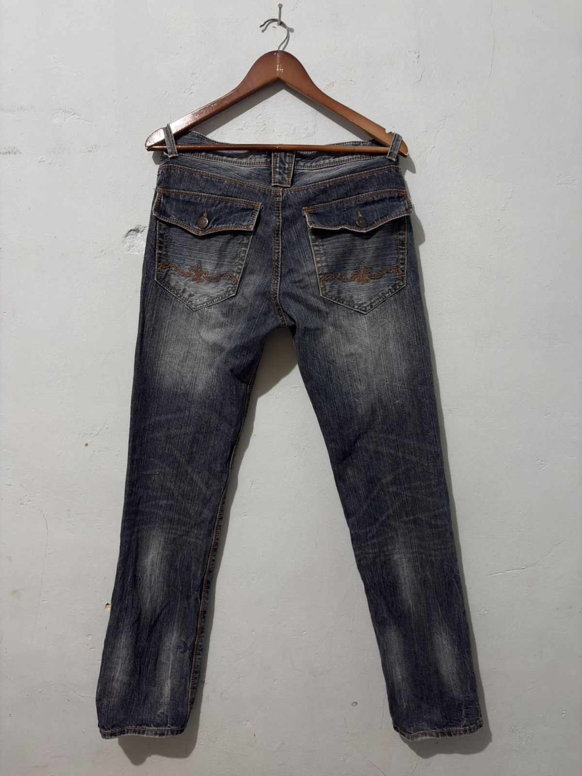 Japanese Brand High Quality Guarented Distressed Denim Size US 30 / EU 46 - 6 Thumbnail