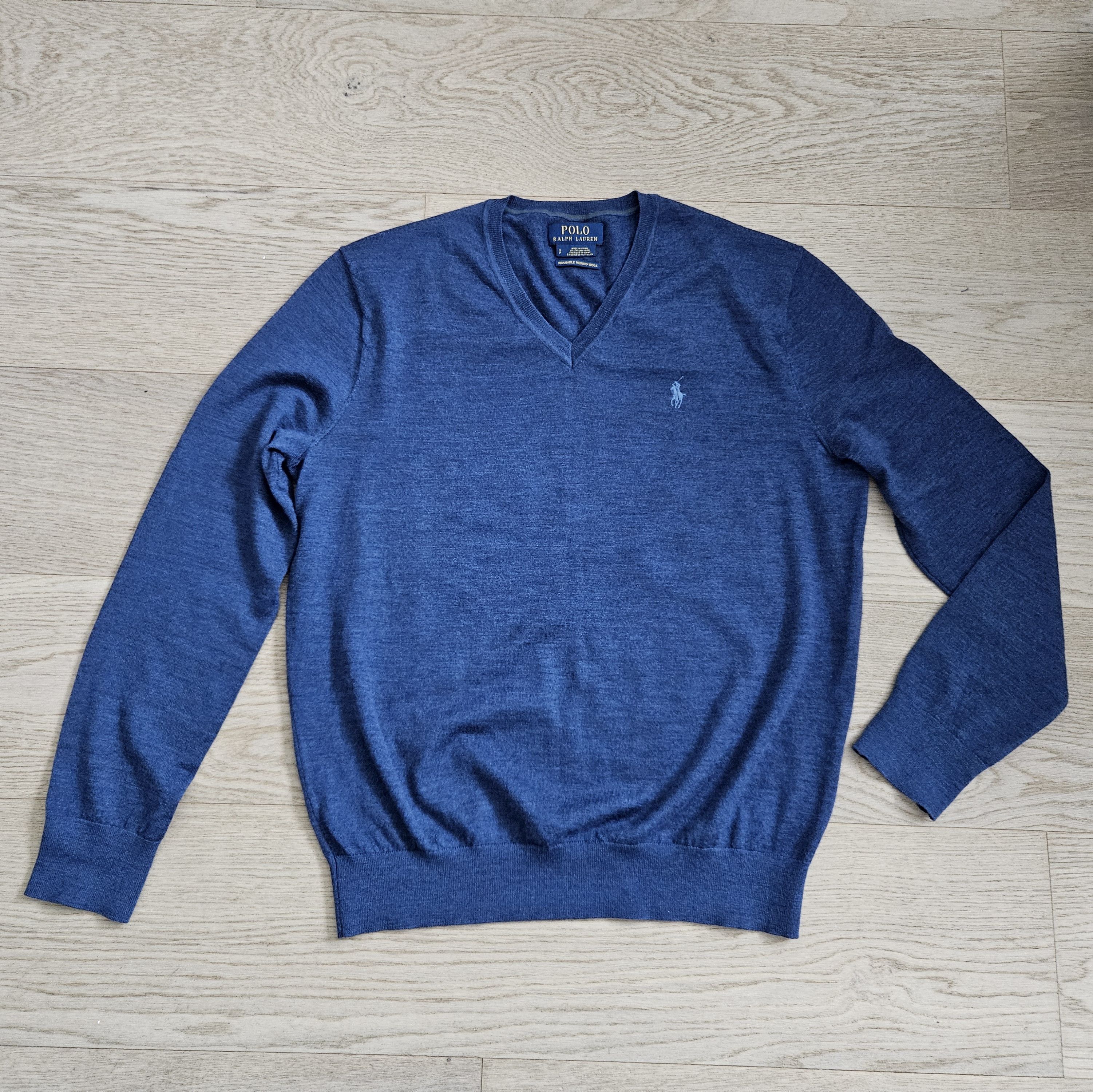 Polo Ralph Lauren Polo Ralph Lauren Merino Wool V-Neck Sweater,Size SP / Small Size US S / EU 44-46 / 1 - 1 Thumbnail