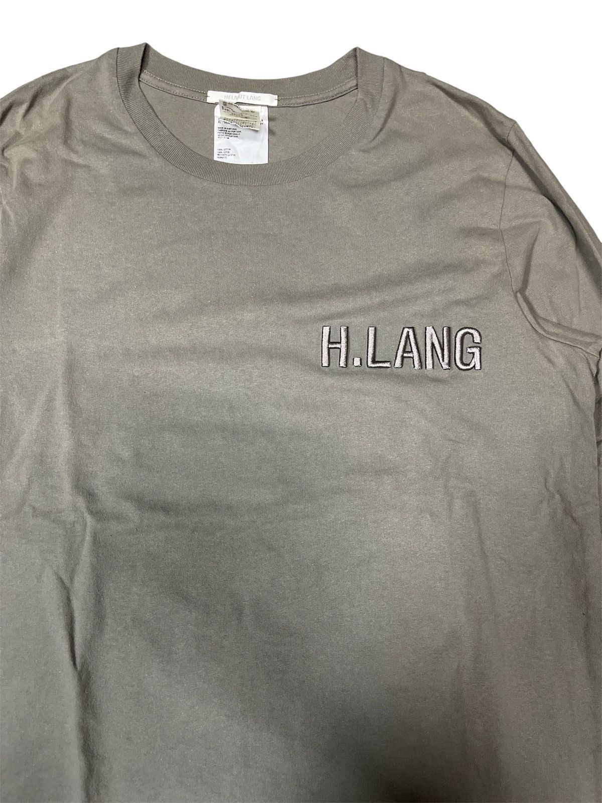Helmut Lang Helmut Lang H Lang Long Sleeve Tshirts Size US XL / EU 56 / 4 - 2 Thumbnail