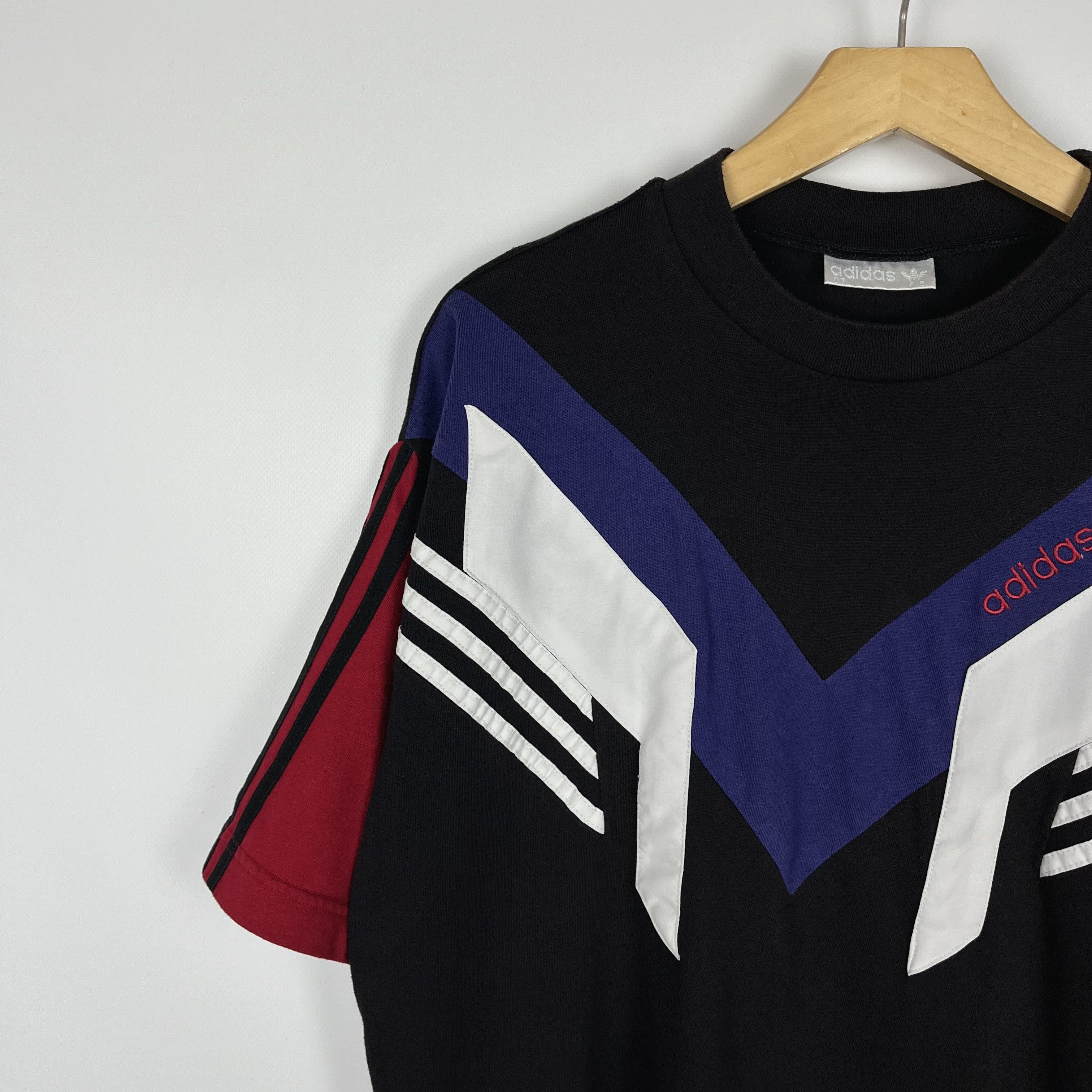 Adidas Vintage Adidas Colour Block T Shirt 90’s Size US L / EU 52-54 / 3 - 5 Thumbnail