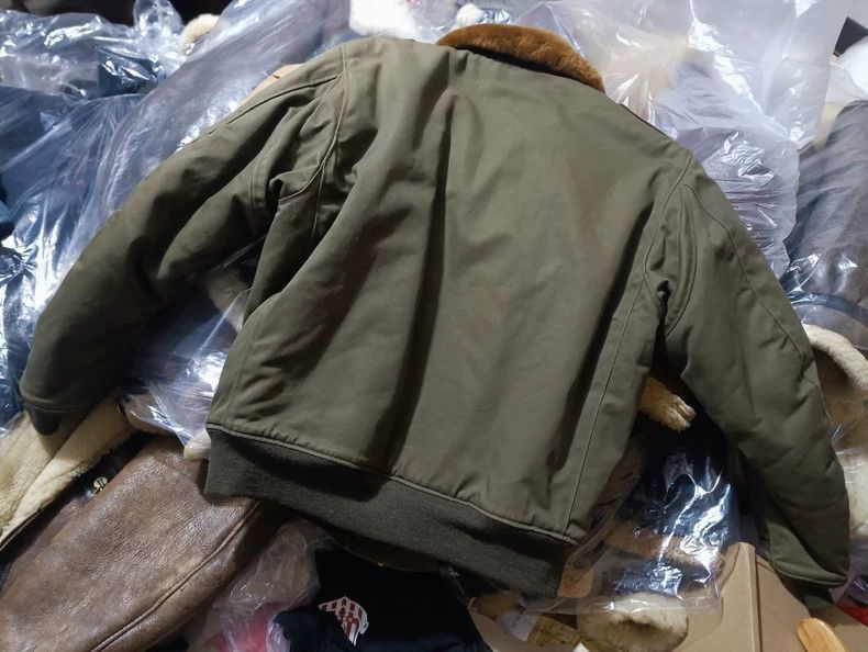 Freewheelers Heavy Weight Cotton Canvas Jacket with Alpaca Lining-2506 Size US L / EU 52-54 / 3 - 8 Thumbnail