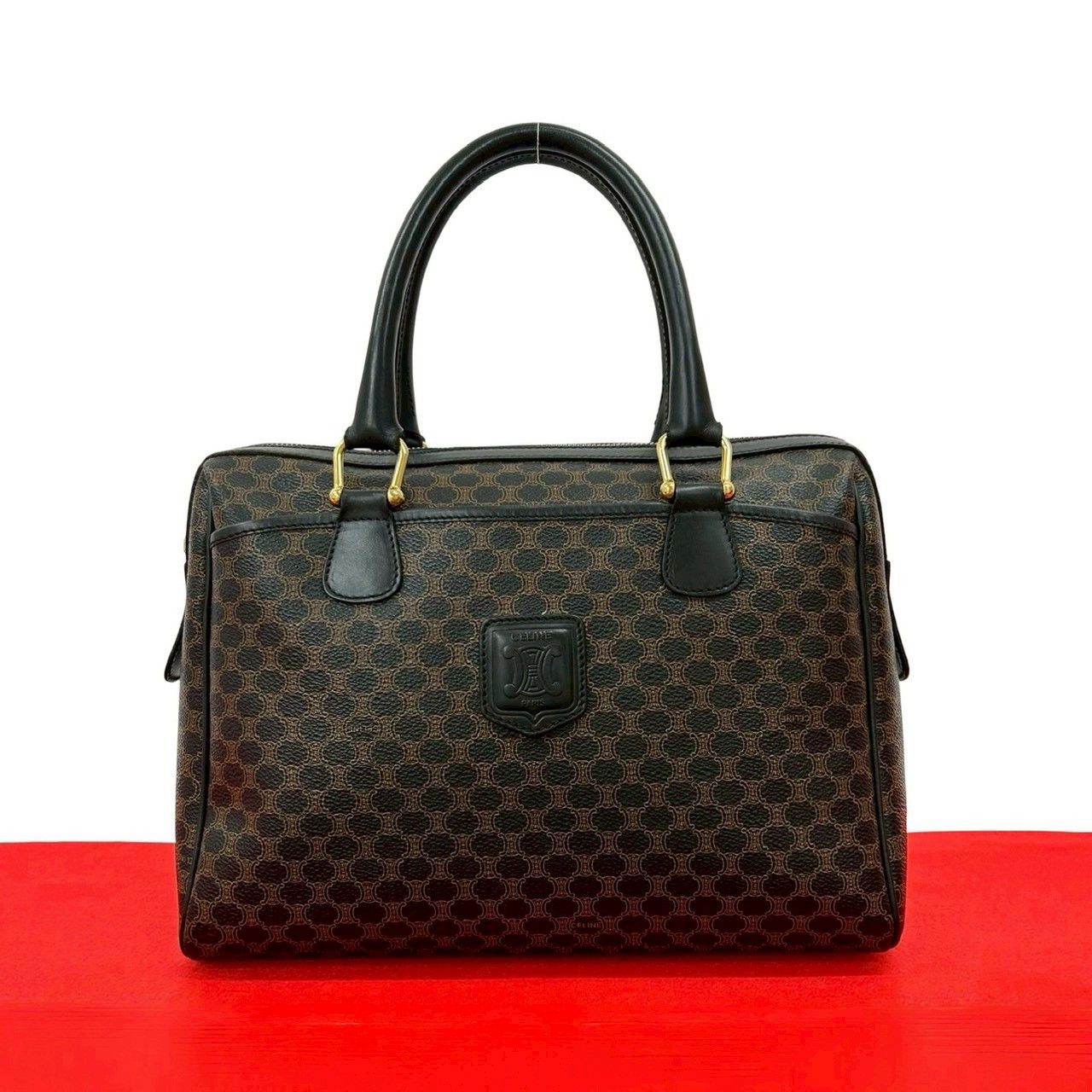 Celine Celine Celine Macadam Leather Handbag Leather Handbag DUTY FREE for USA Size ONE SIZE - 1 Thumbnail