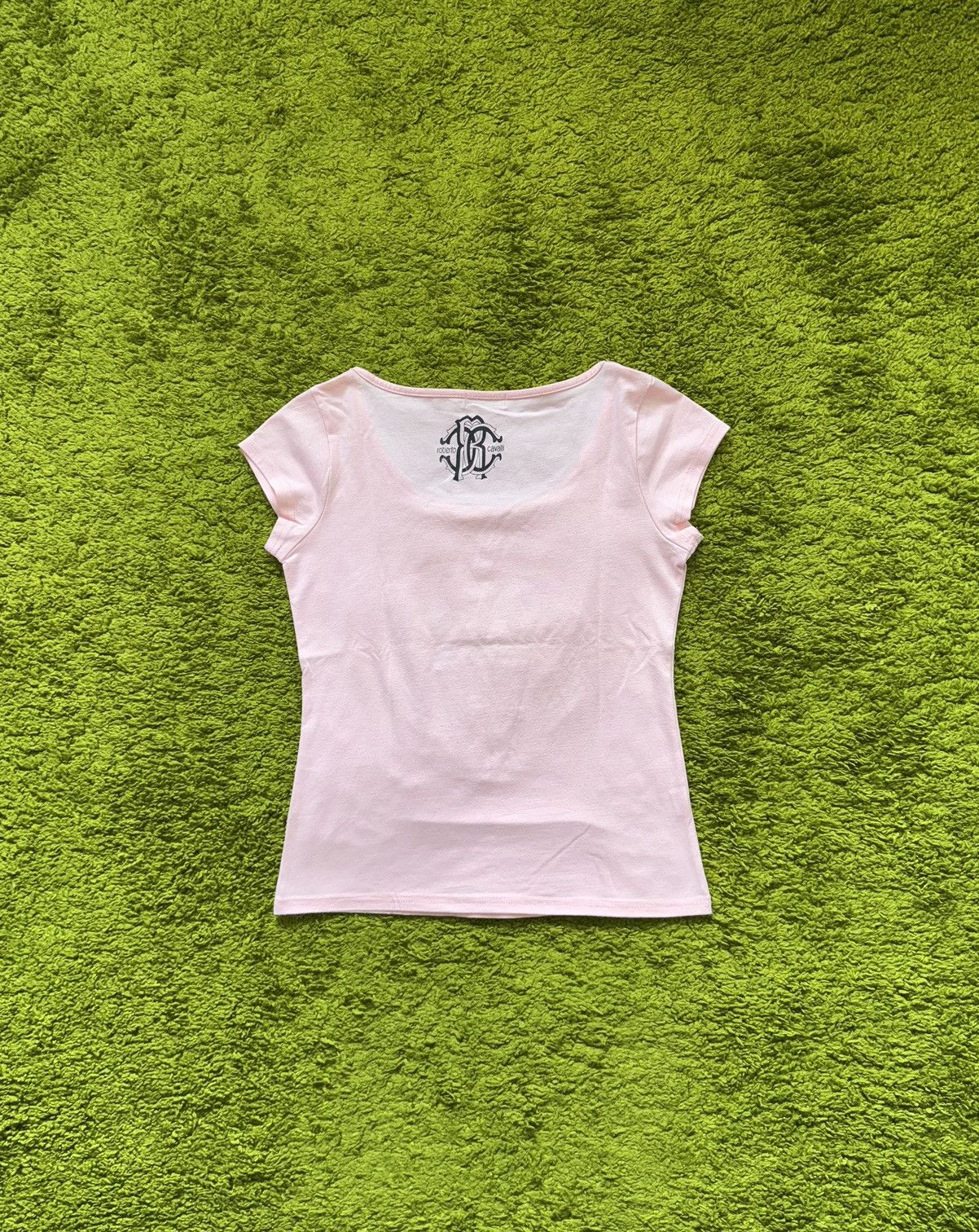 Roberto Cavalli Roberto Cavalli 2000s vintage lion logo t-shirt Y2K Size L / US 10 / IT 46 - 3 Thumbnail