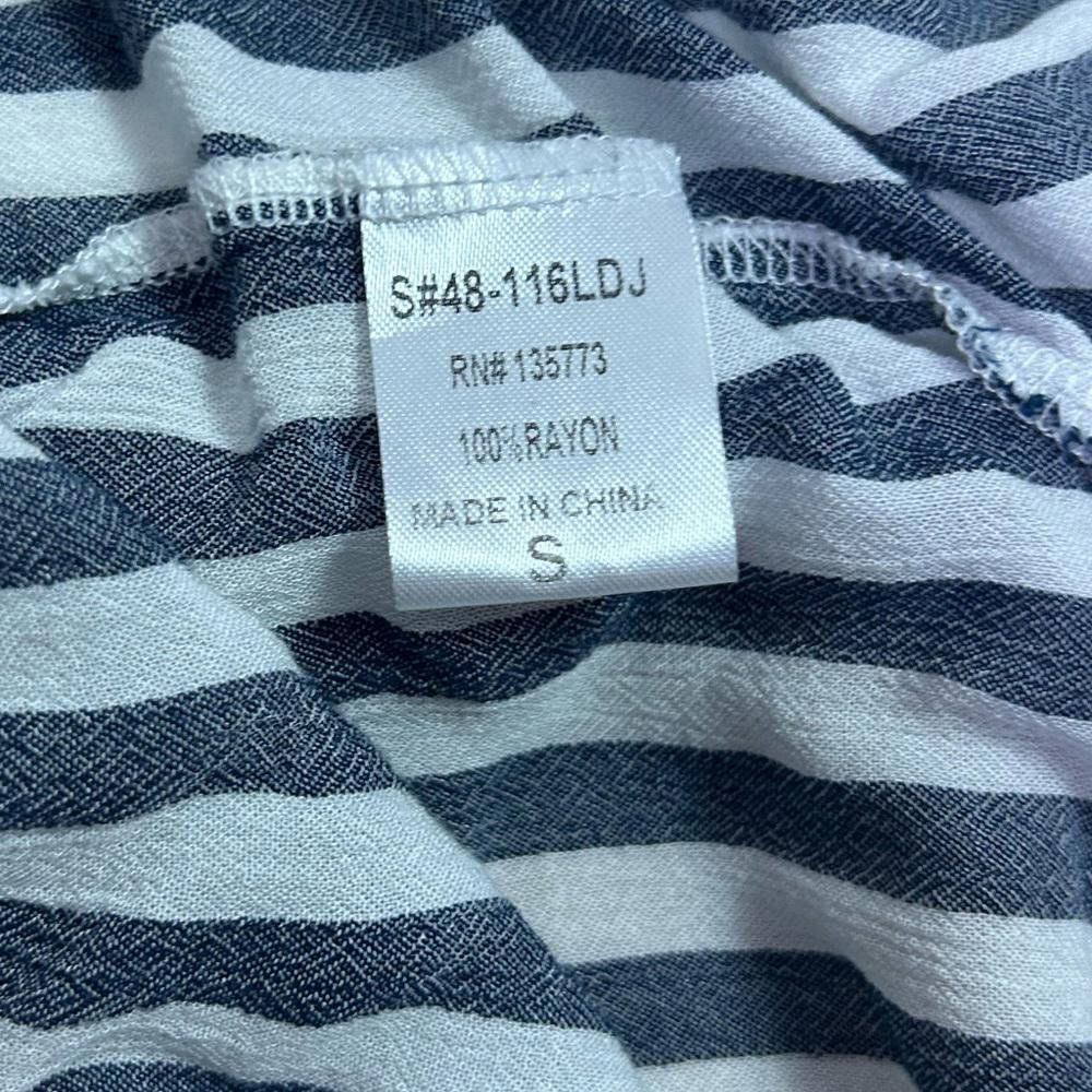 Designer Olivaceous l Striped Low Plunge High Low Dress Small Size S / US 4 / IT 40 - 9 Thumbnail
