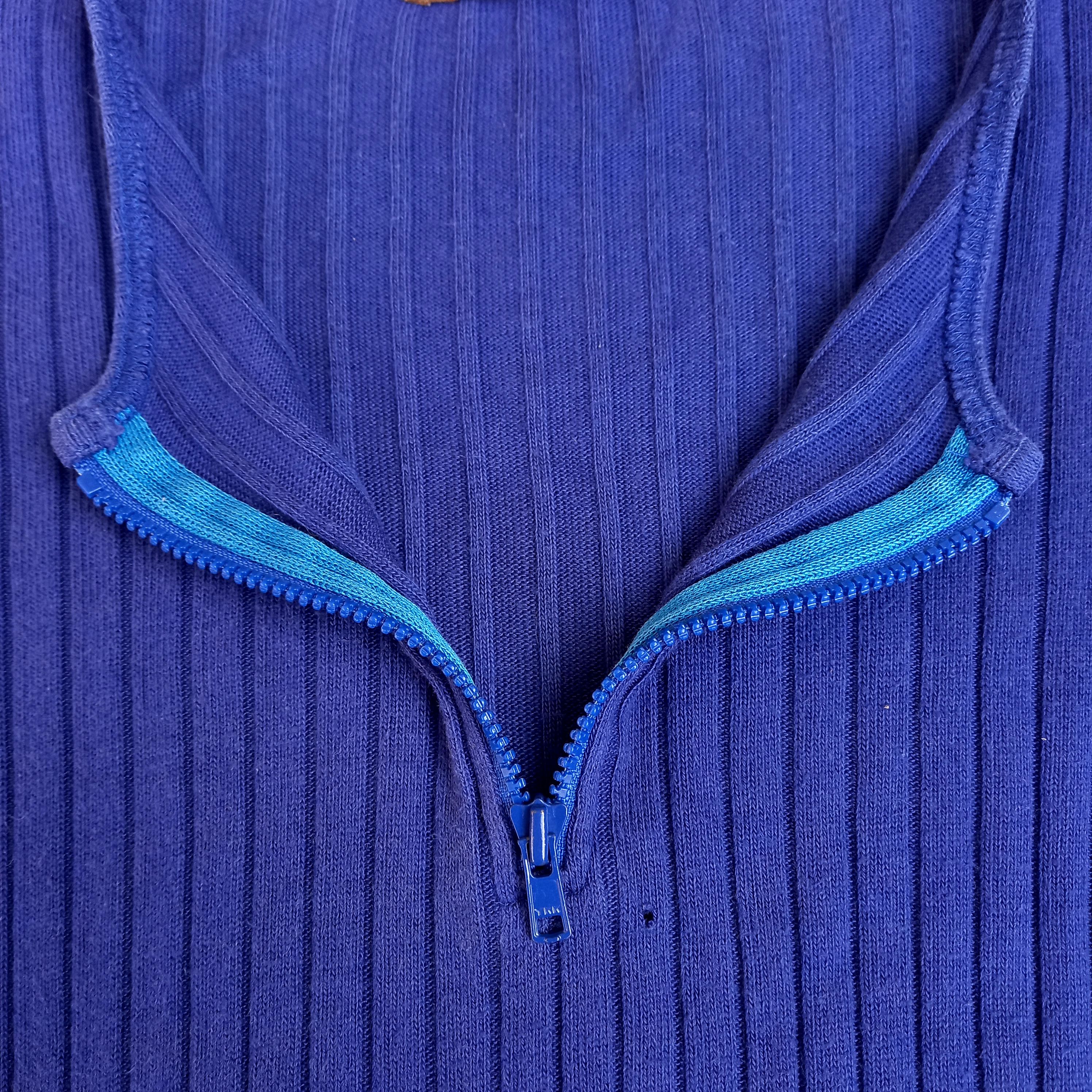 Y's for Men Yohji Yamamoto Y's For Men Short Sleeve Knitwear Half Zipper Size US S / EU 44-46 / 1 - 3 Thumbnail