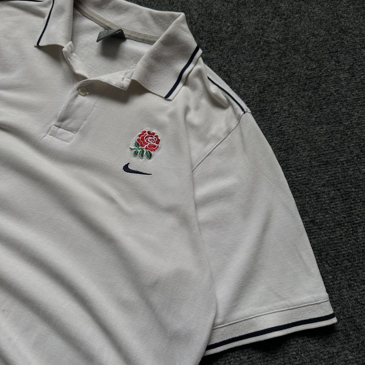 Nike VTG Nike England Polo Rugby Size M Y2K 00s USA Hype Trend Size US M / EU 48-50 / 2 - 8 Thumbnail