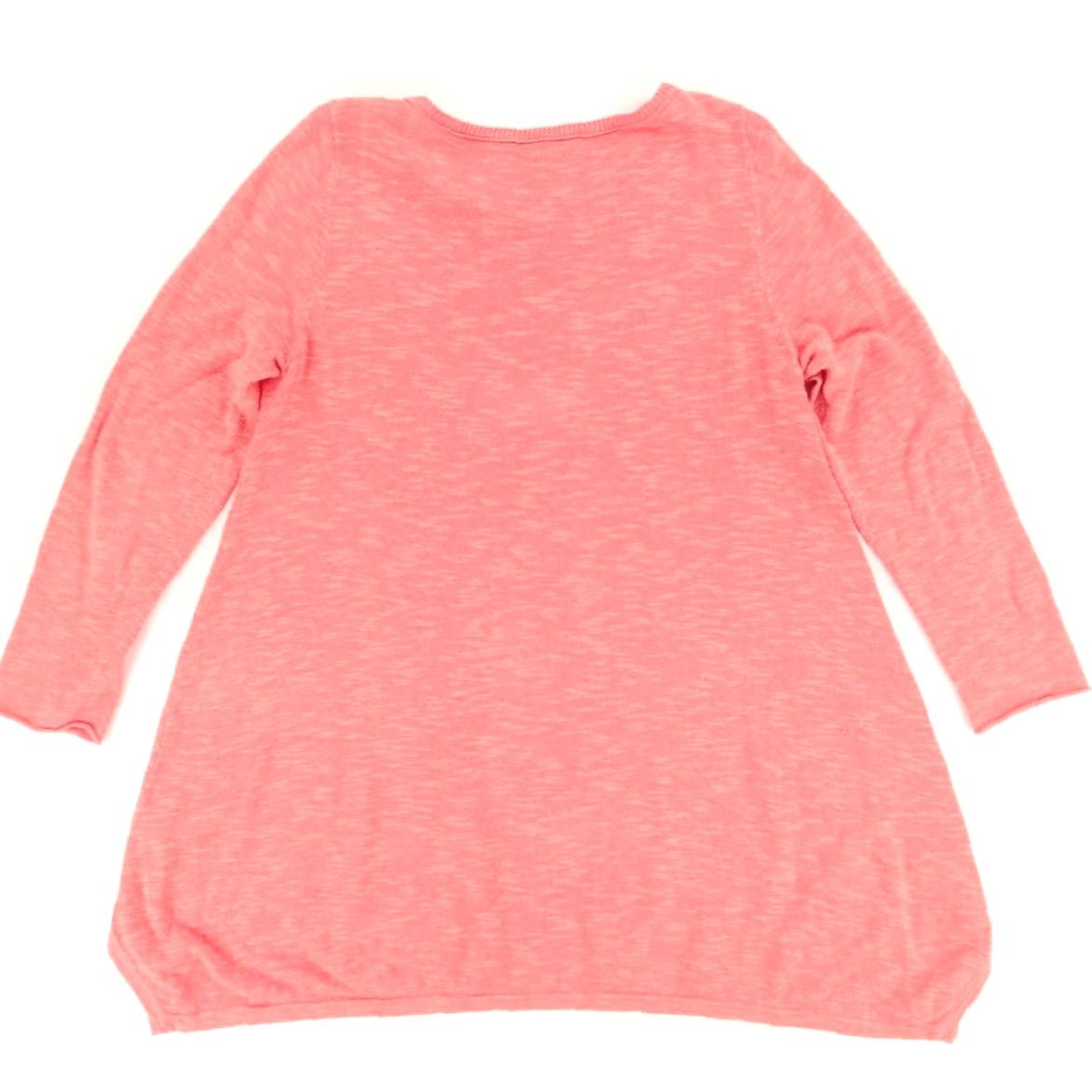 Eileen Fisher Eileen Fisher Pullover Tunic Organic Linen Heather Long Sleeve Shirt Pink Women's L Shirt Size L / US 10 / IT 46 - 4 Thumbnail