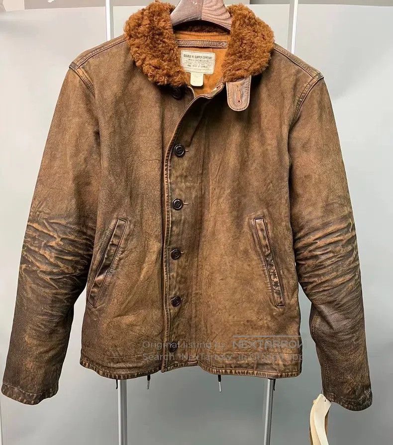 RRL Ralph Lauren RRL Ralph Lauren Short deck vintage leather jacket Size US M / EU 48-50 / 2 - 3 Thumbnail