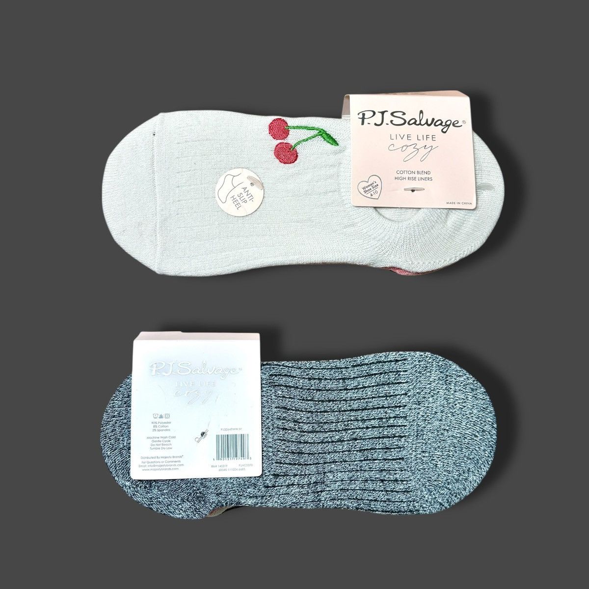 Other PJ Salvage Women’s Ribbed High Rise Liner Socks 6pk Sz 4-10 Size ONE SIZE - 3 Thumbnail