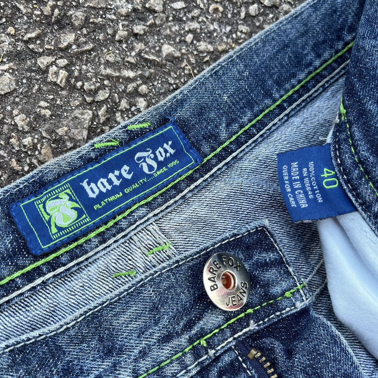 Southpole VTG 90s 2000s Bare Fox Denim Baggy Pants Skater Faded Blue Size US 40 / EU 56 - 8 Thumbnail