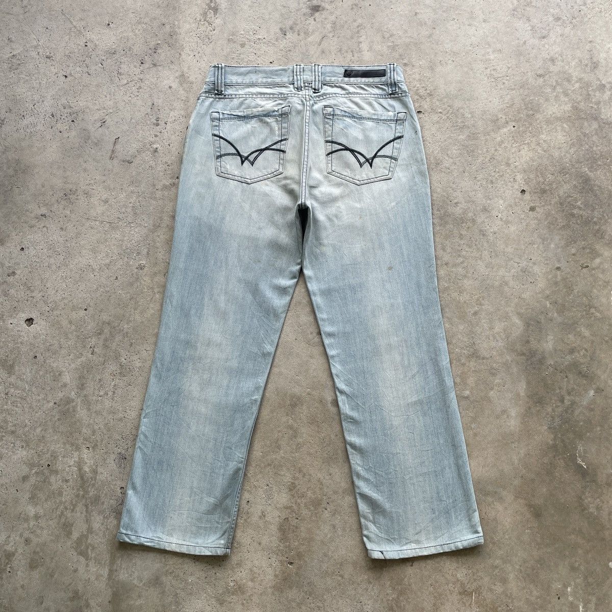 Japanese Brand W33x27 Vintage Japanese Denim Faded Jeans Pants Size US 33 - 2 Thumbnail