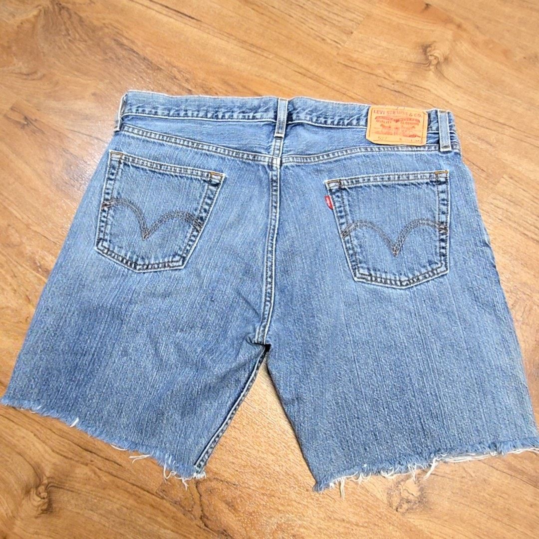 Levi's Vintage Levi's 527 Shorts 36 Jean Distressed Blue jhorts Size 36" / US 14 / IT 50 - 6 Thumbnail