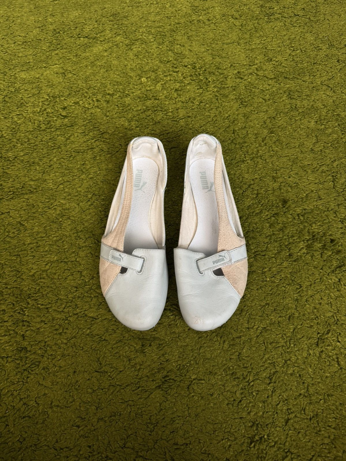 Puma Puma 2000s vintage leather ballet flats Y2K Size US 7.5 / IT 37.5 - 2 Thumbnail