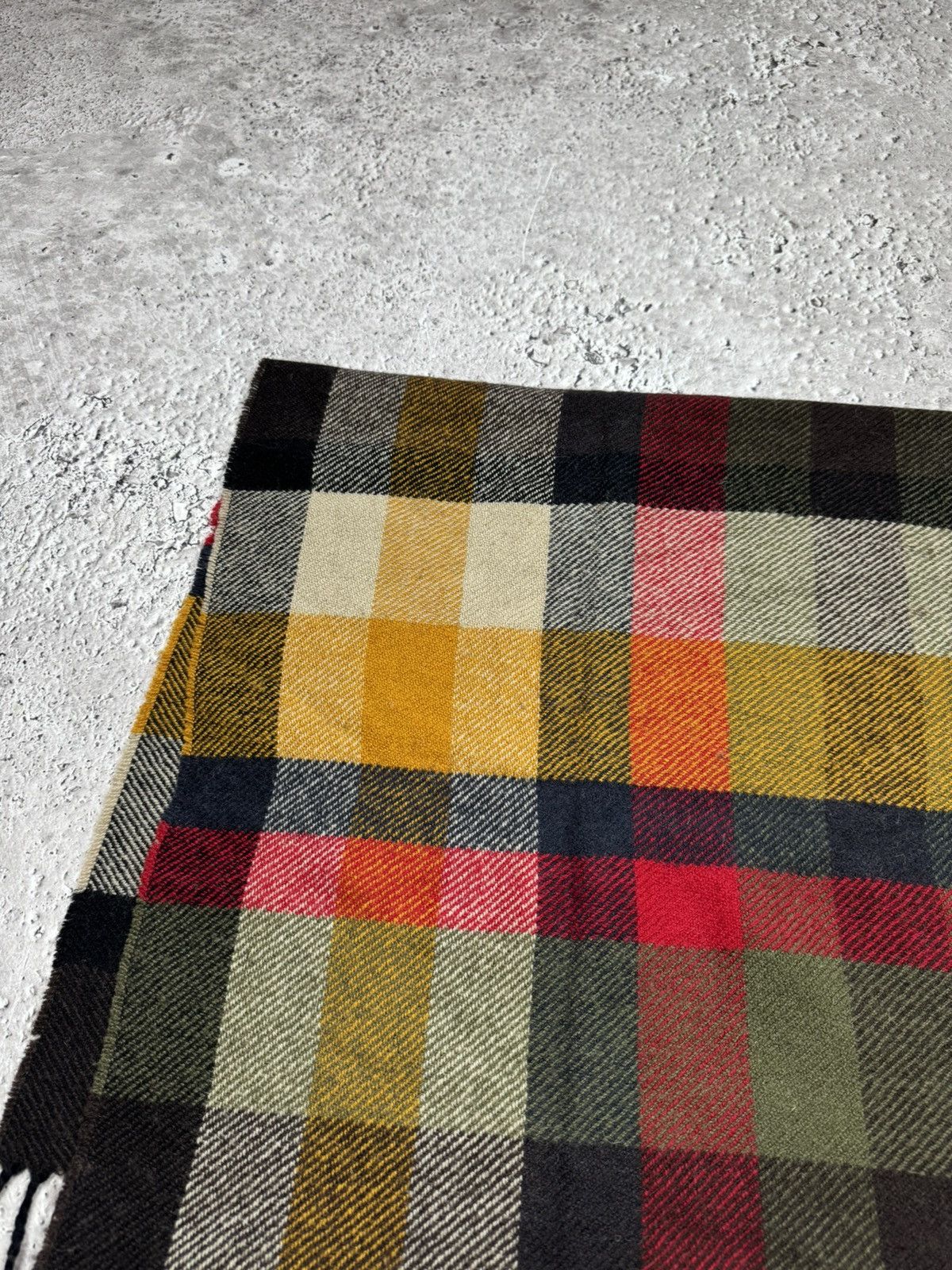 Barbour Barbour Lambswool Cashmere Tartan Plaid Scarf 170x40 cm UK Size ONE SIZE - 8 Thumbnail