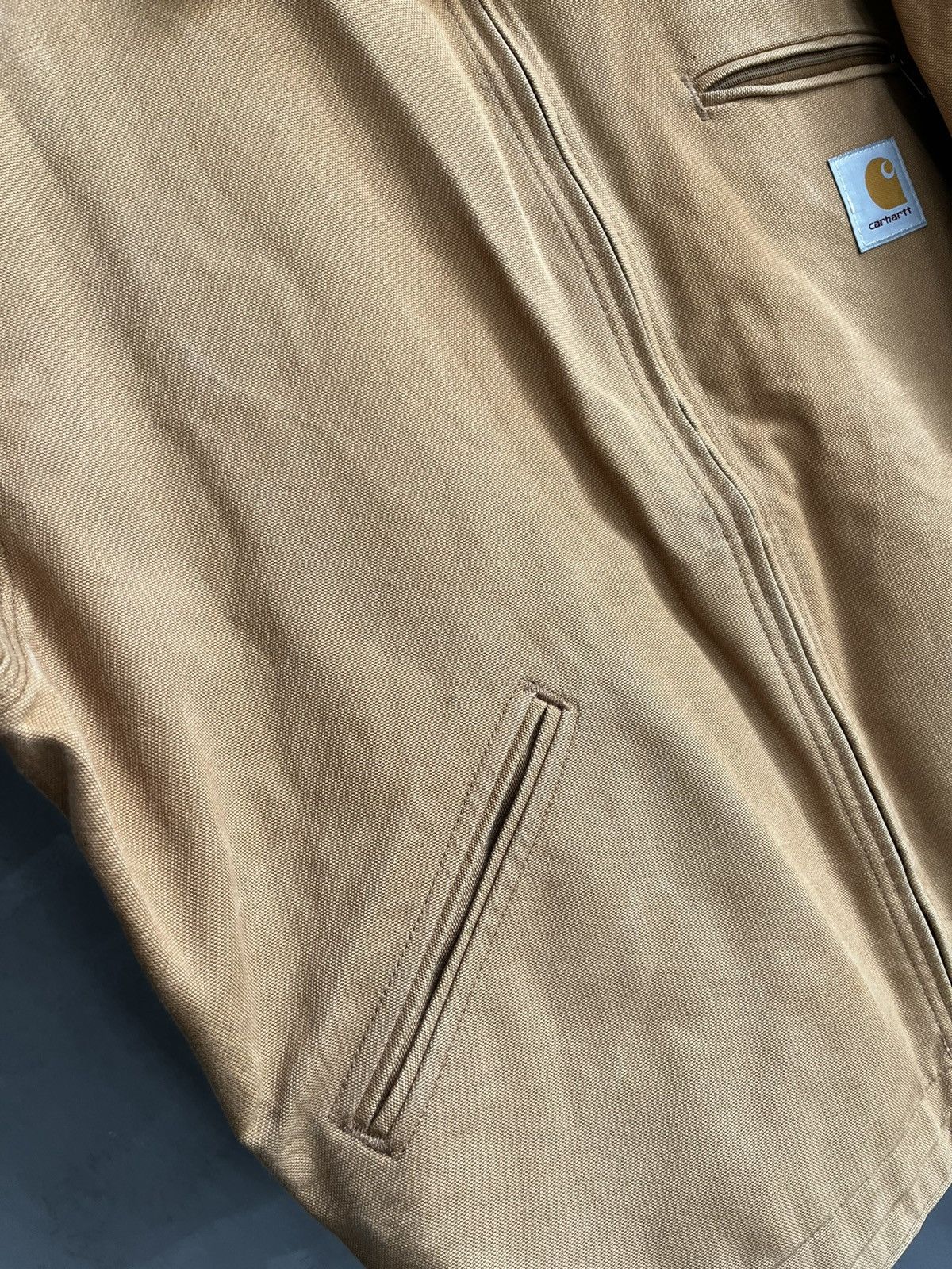 Carhartt × Vintage Vintage Carhartt Detroit Jacket Brown Size US L / EU 52-54 / 3 - 6 Thumbnail