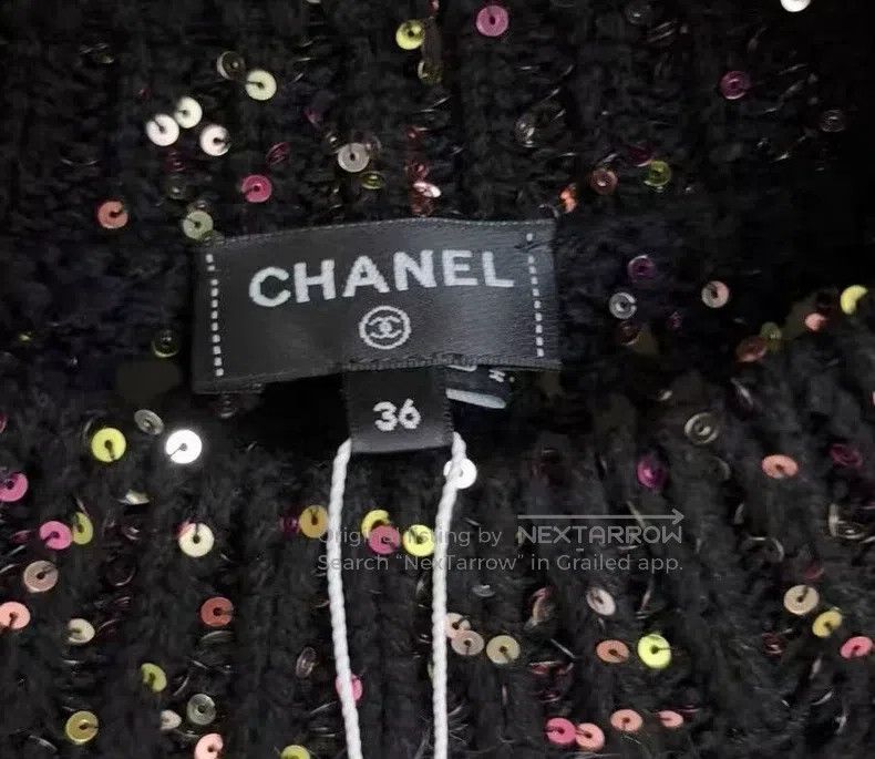 Chanel Chanel 24C feather sequin colourful sweater Size XS / US 0-2 / IT 36-38 - 5 Thumbnail