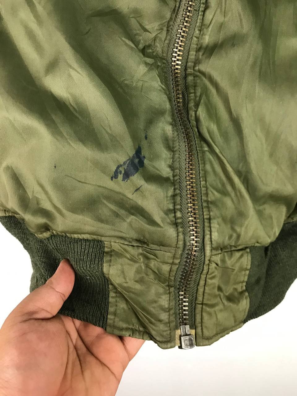 Vintage Very rare Vintade Trashed Us Air Force Vest Size US L / EU 52-54 / 3 - 6 Thumbnail