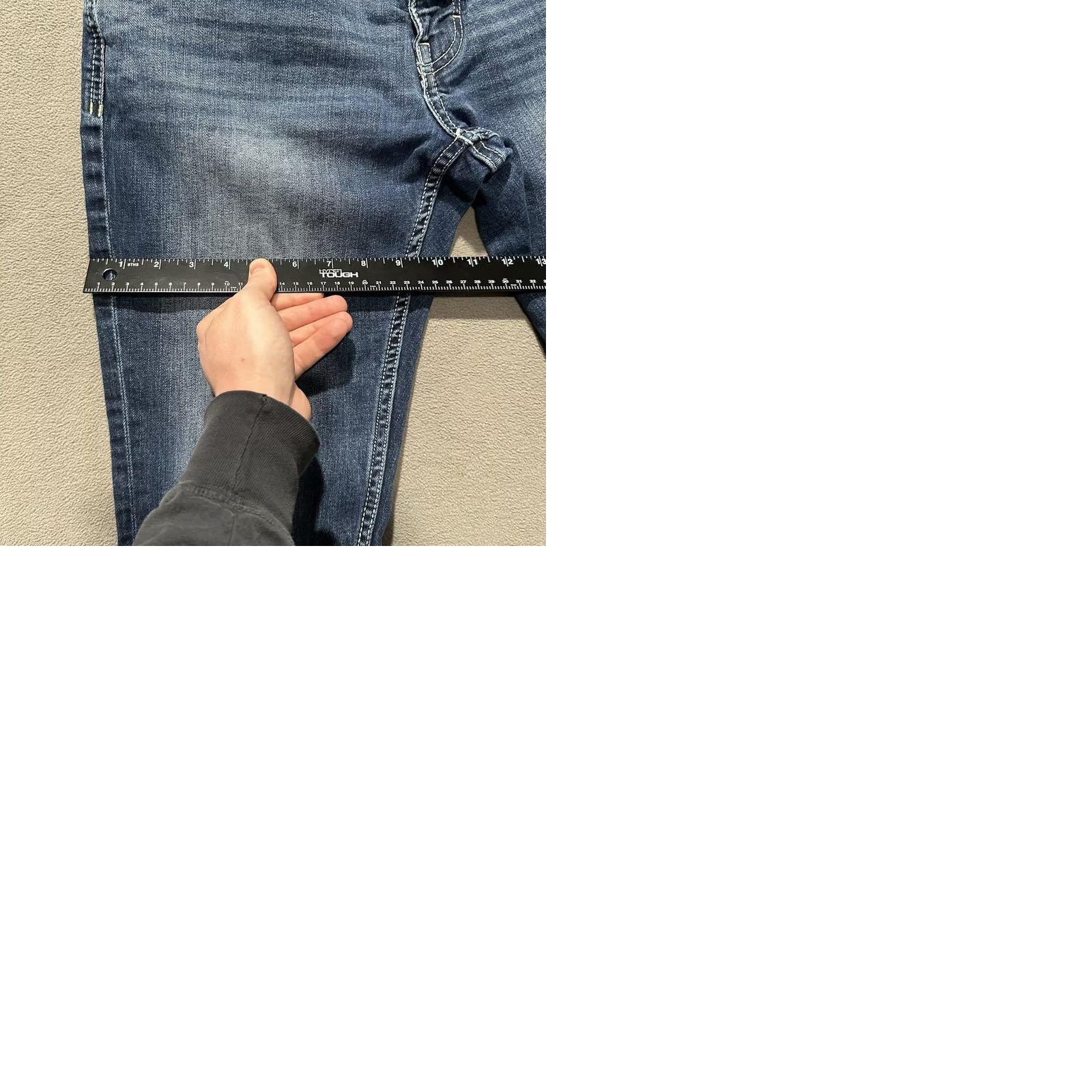 Vintage BKE Jake Jeans Mens 31x32 (30x30) Blue Straight Leg Denim Medium Wash Faded FUC Size US 31 - 12 Thumbnail