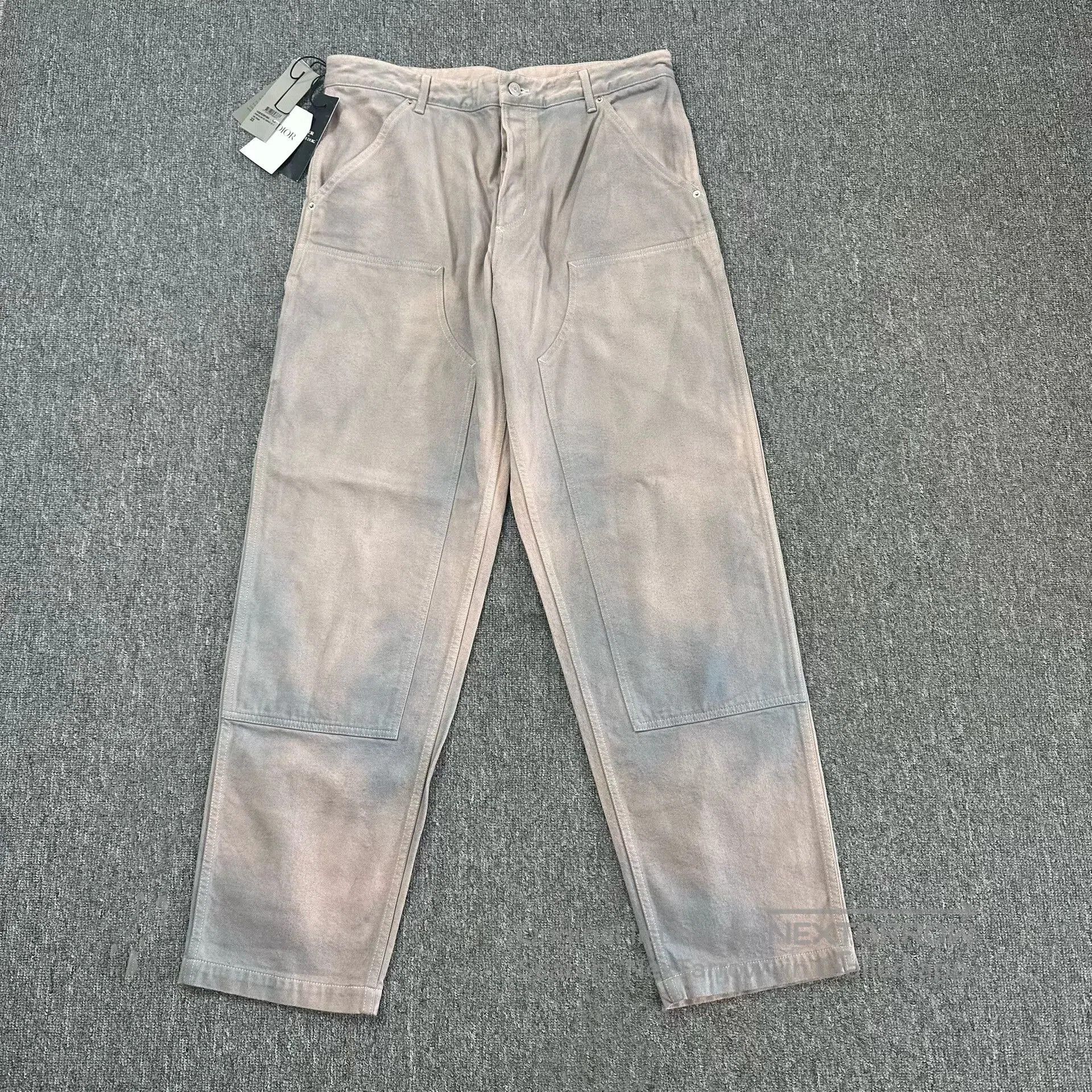 Dior Dior Men 21SS Washed Tie-Dye Cargo Jeans. Size US 33 - 1 Thumbnail