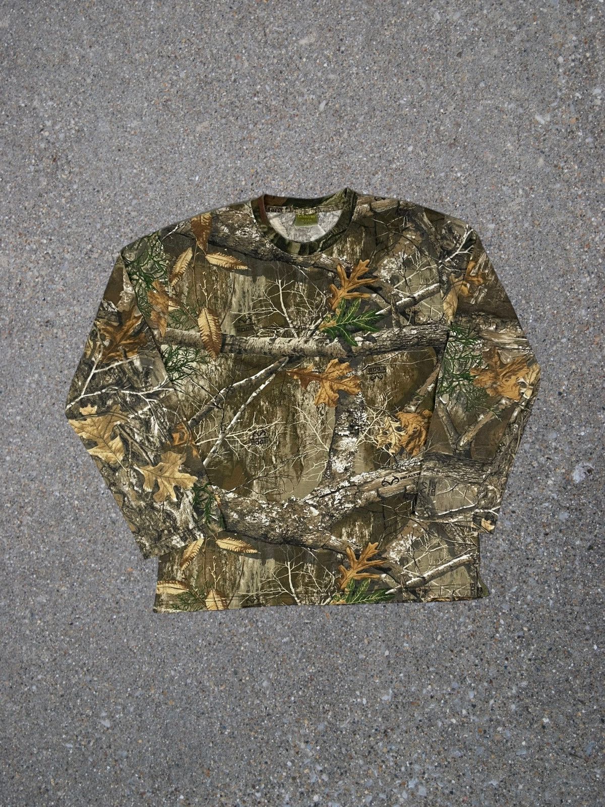 image of Camo x Vintage Y2K Real Tree Carhartt Style Long Slave Shirt in Realtree, Men's (Size XL)