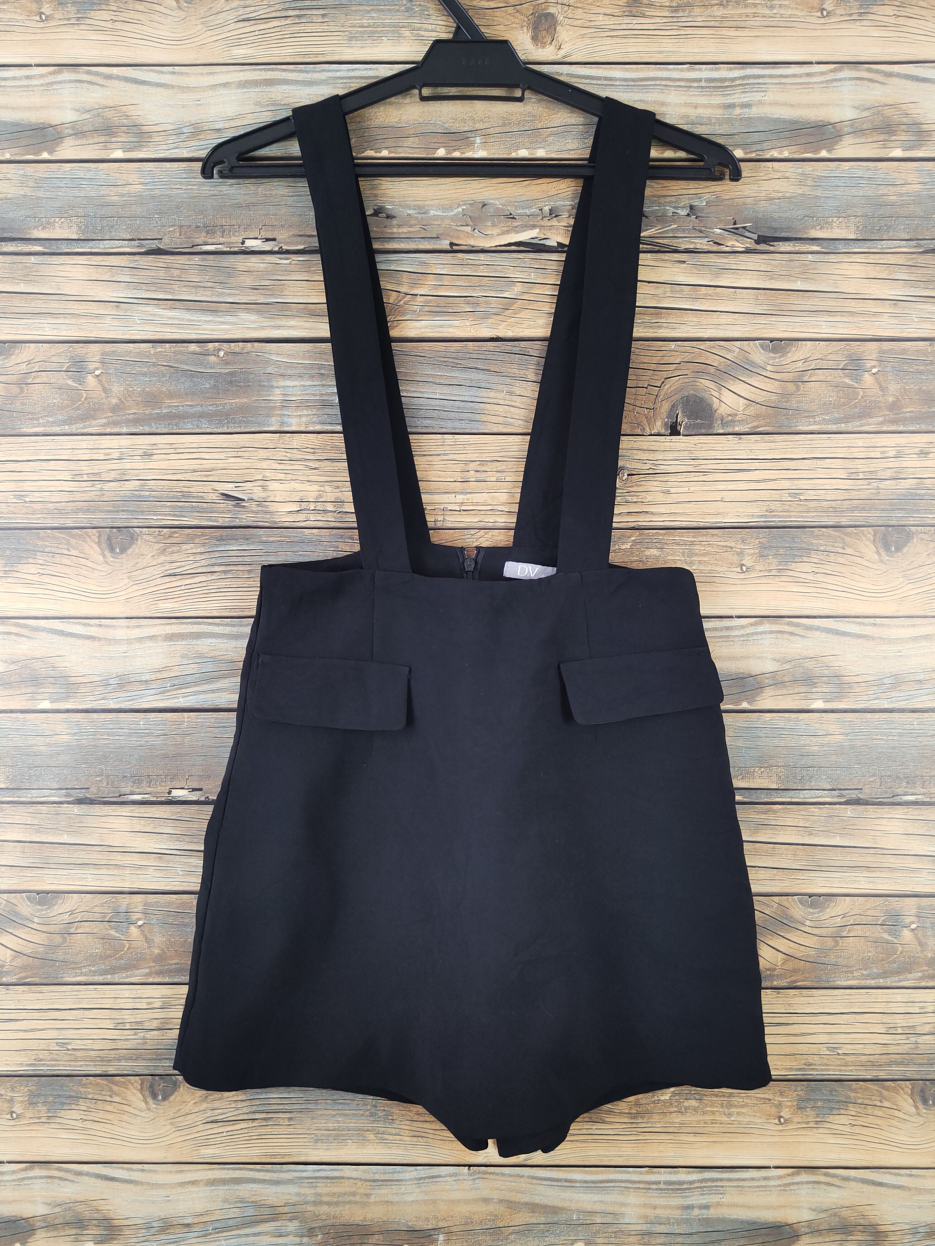 Japanese Brand × Vintage Exclusive Stuff by D&V Black Shortall Jumpsuits Size 27" / US 4 / IT 40 - 1 Thumbnail