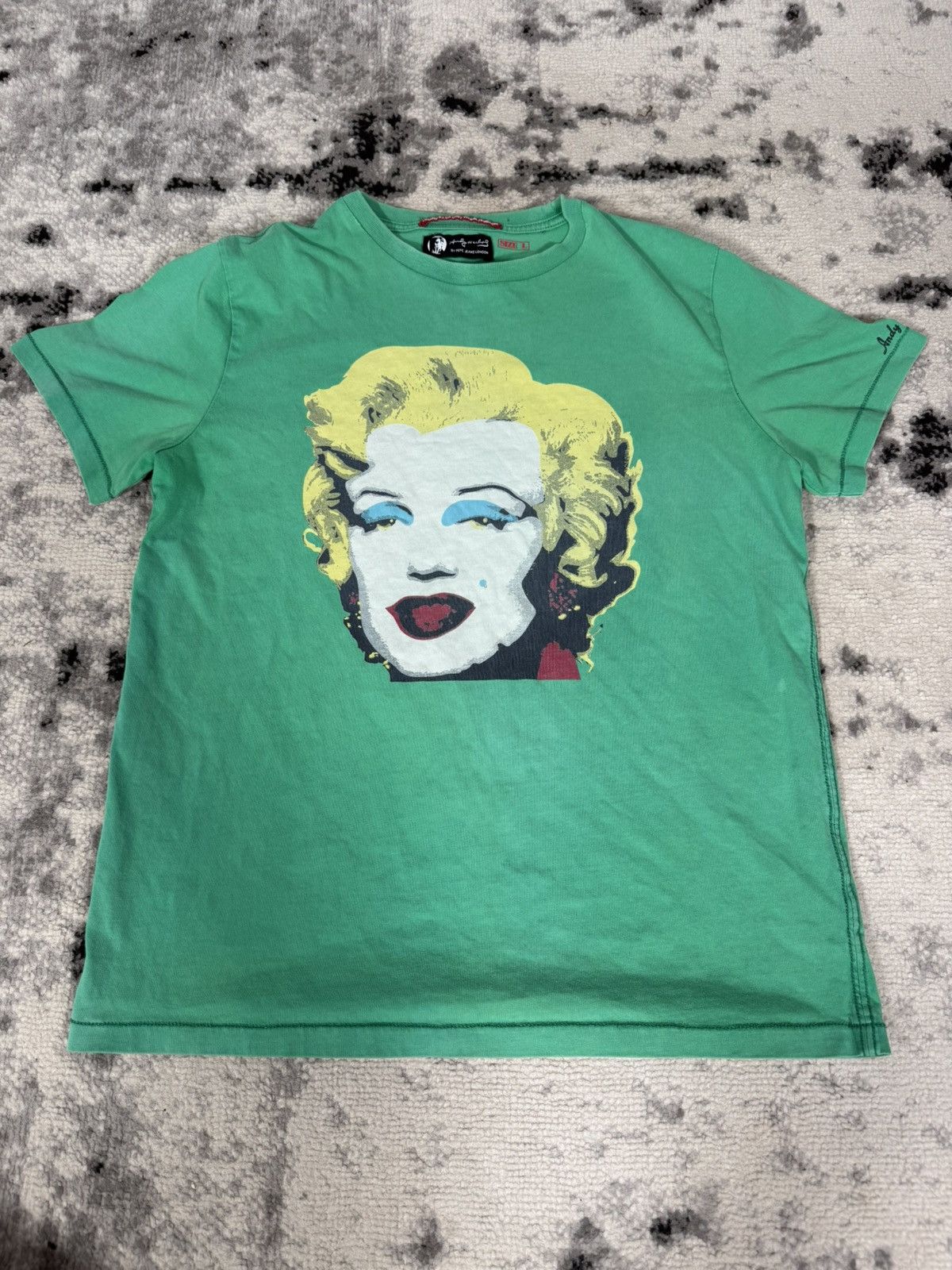 Pepe Jeans Rare Pepe Jeans Andy Warhol Marilyn Monroe T-Shirt Size US L / EU 52-54 / 3 - 3 Thumbnail