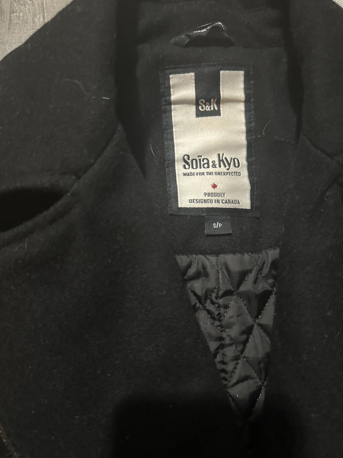Soia & Kyo Soia and kyo hybrid wool and leather coat Size S / US 4 / IT 40 - 3 Thumbnail