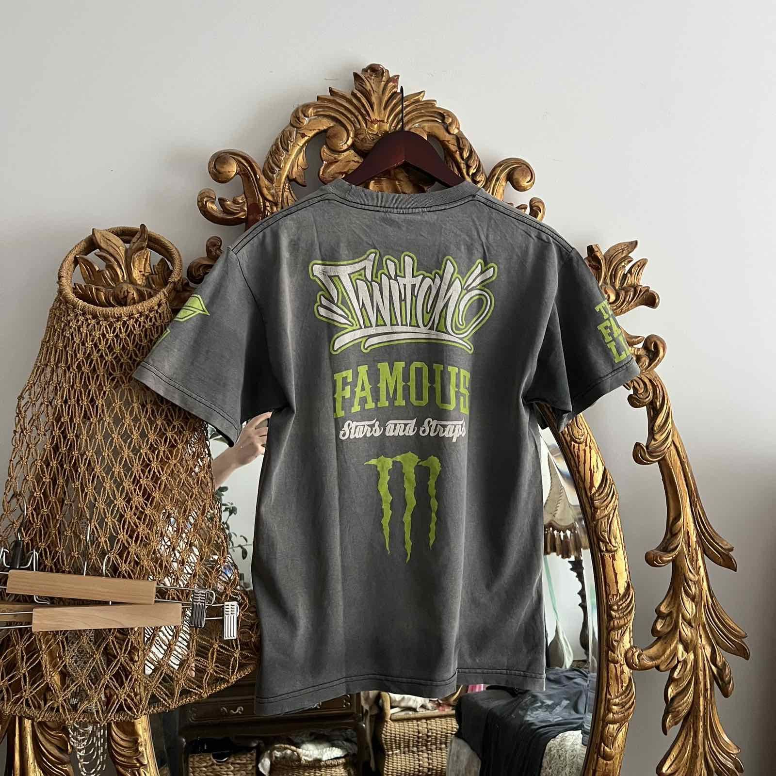 Famous Stars And Straps Vintage Famous Star and Straps Monster Tshirt Sz M Size US M / EU 48-50 / 2 - 2 Thumbnail