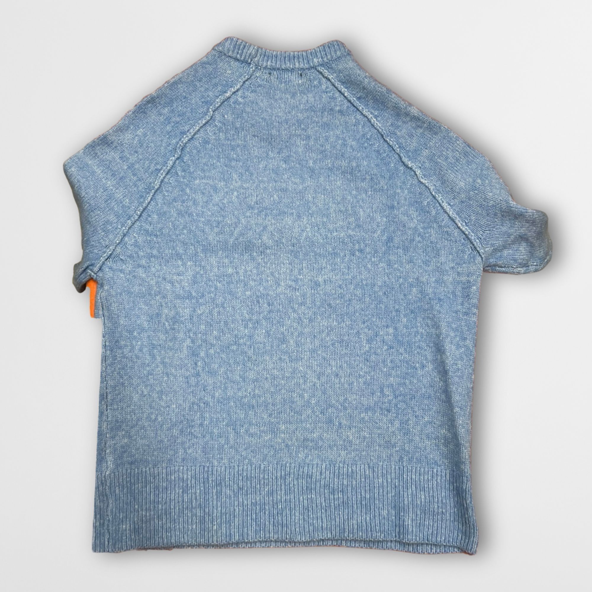 Asos Asos Design Sweater- Blue knit crewneck Size XS / US 0-2 / IT 36-38 - 3 Thumbnail