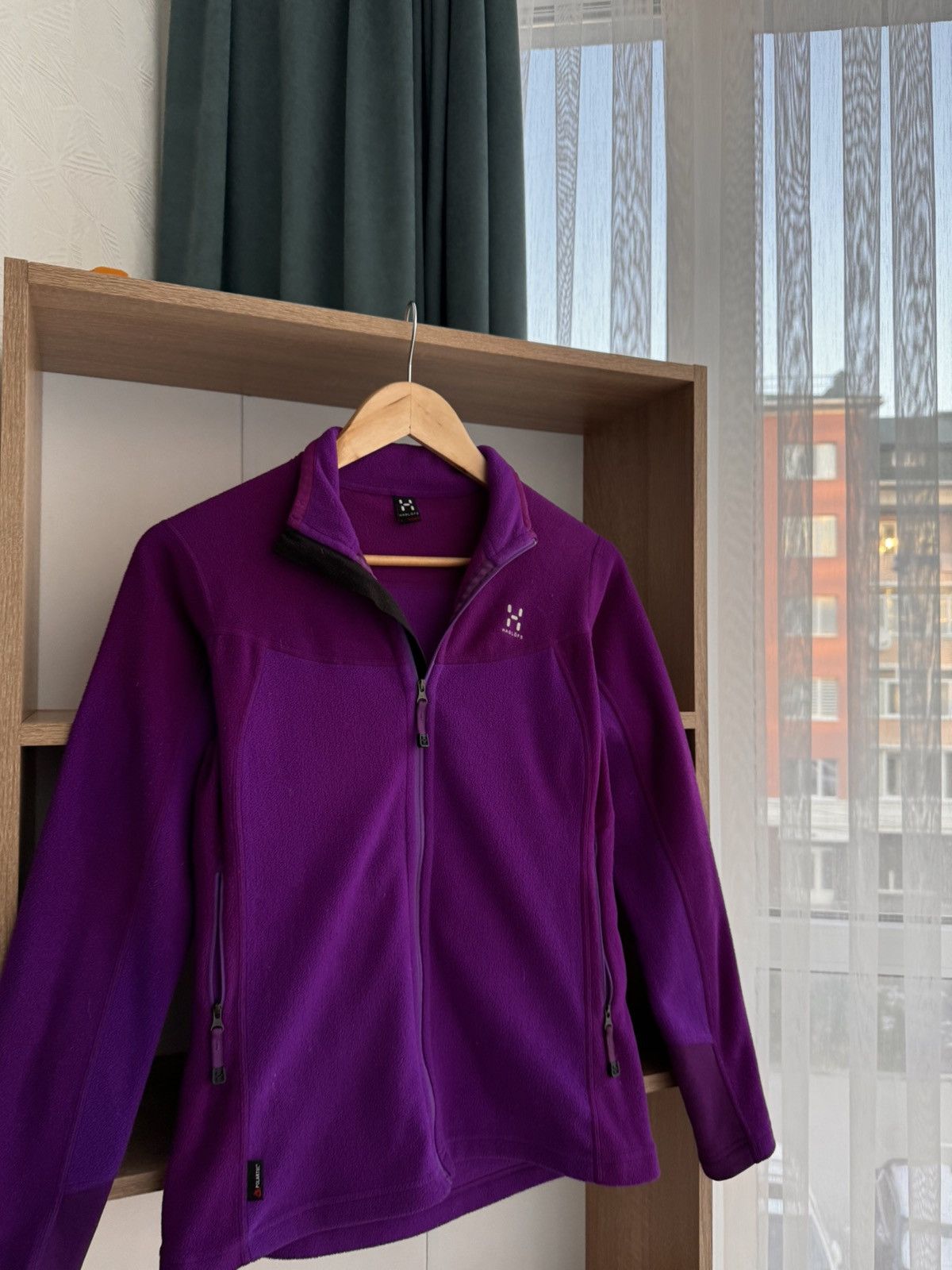 Haglofs × Vintage Vintage Haglofs Astro Scandinavian Purple W’ Fleece Jacket Size S / US 4 / IT 40 - 6 Thumbnail