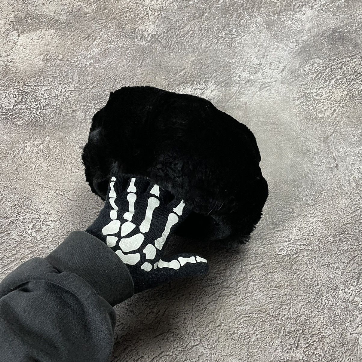 Vintage Vintage 90s Black Mohair Beanie Ushanka Grunge Alt Boxy OS Size ONE SIZE - 2 Thumbnail