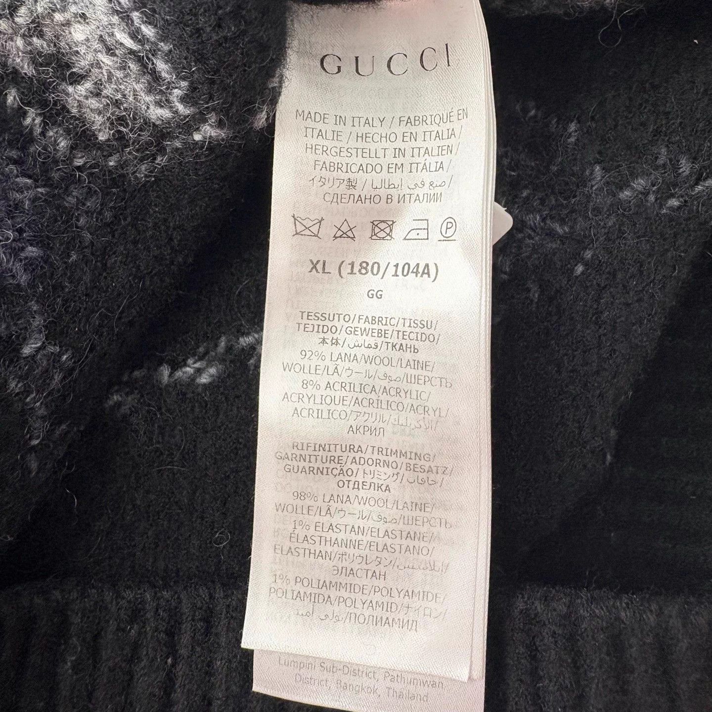 Gucci GUCCI FW23 gradient print crew neck pullover XL Size US XL / EU 56 / 4 - 5 Thumbnail