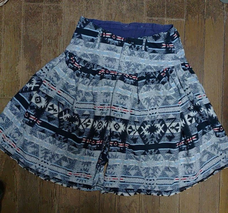 Kapital Kapital SizeXS Navajo Totem Embroidered Trouser Skirt Size 42" / US 20 - 1 Thumbnail