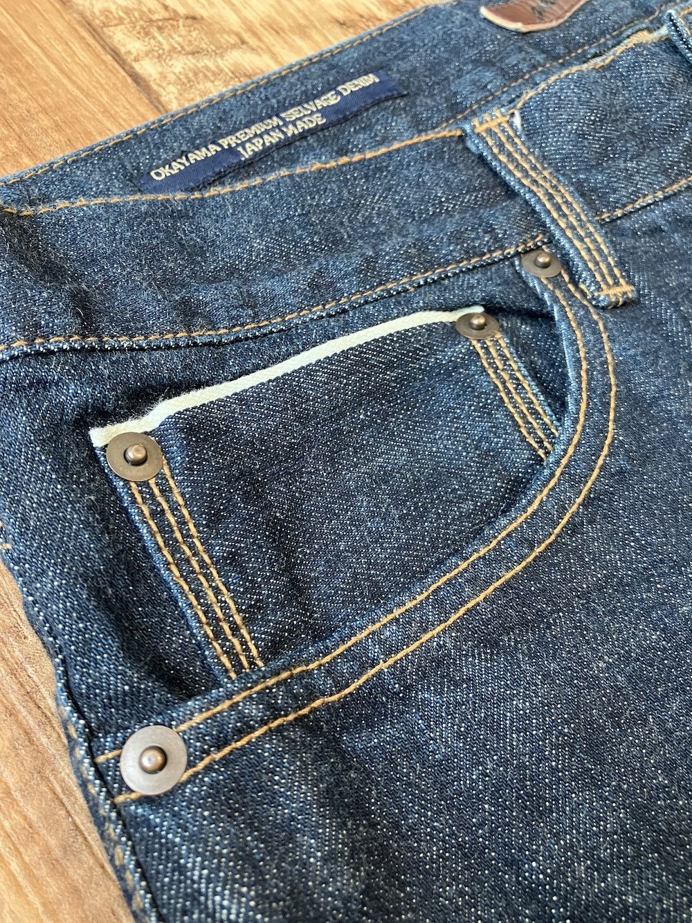 Japanese Brand GGD (Grand Global) W33 x L30 Slim Premium Okayama Denim Size US 33 - 5 Thumbnail