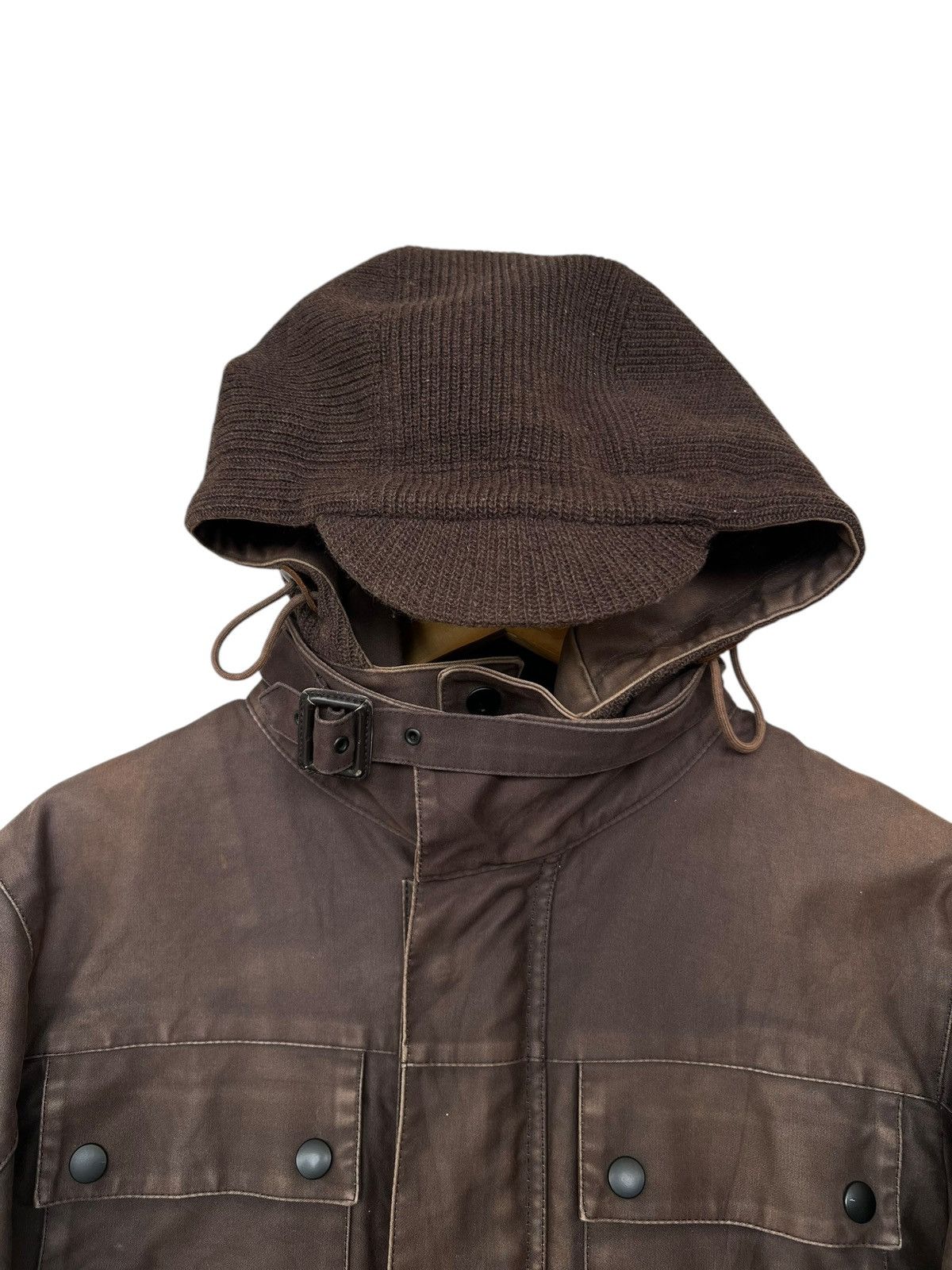 Mackintosh Mackintosh Multipocket Zipper Brown Hoodie Jacket Size US M / EU 48-50 / 2 - 7 Thumbnail