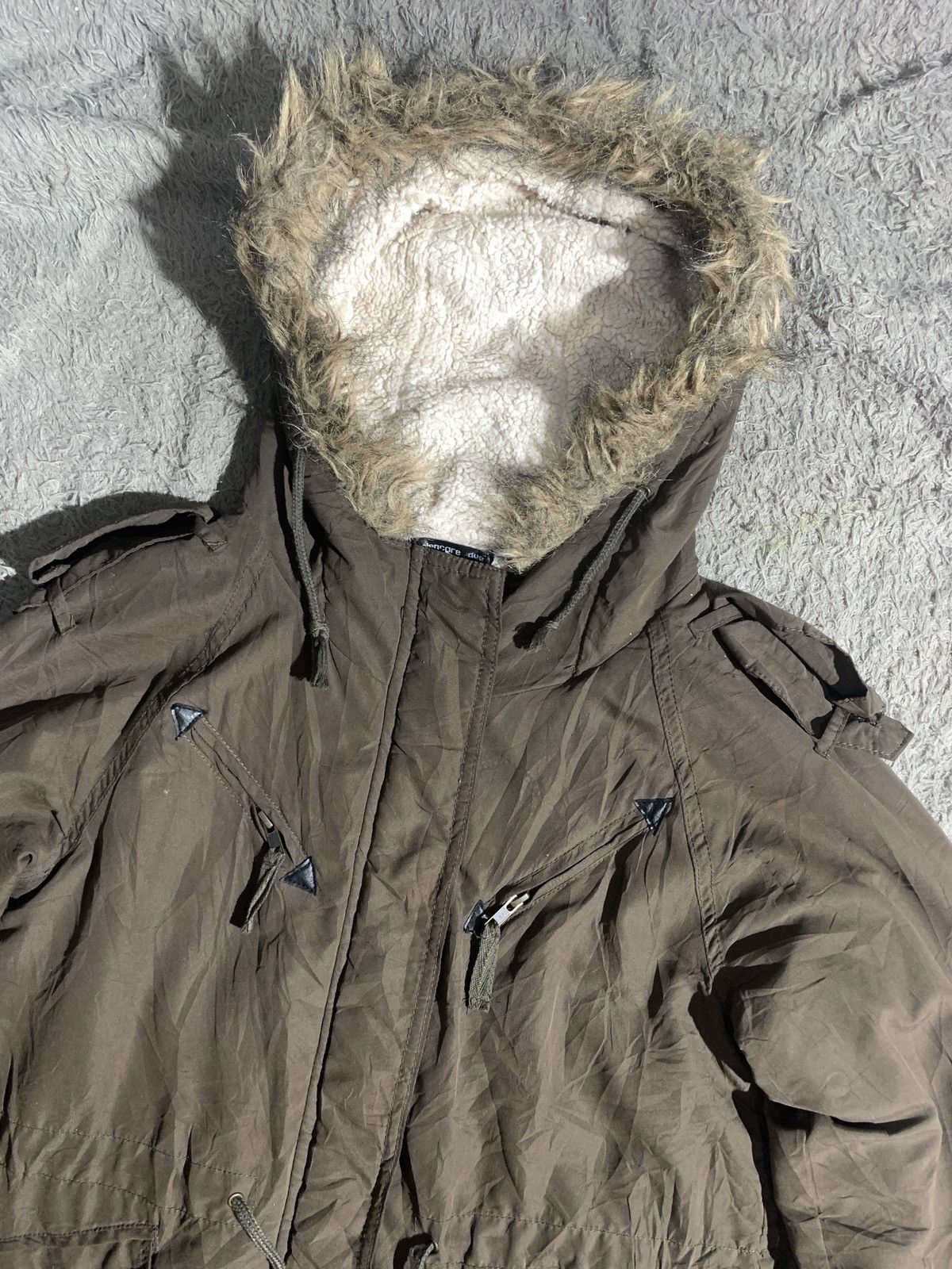 If Six Was Nine × Japanese Brand × Le Grande Bleu (L.G.B.) JAPANESE ELANCARE DUE JACKET FUR HOODIE LGBSTYLE Size US L / EU 52-54 / 3 - 3 Thumbnail