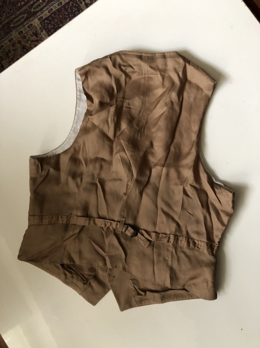 H&M × Maison Margiela MAISON MARGIELA X H&M brown wool vest Size 54R - 3 Thumbnail