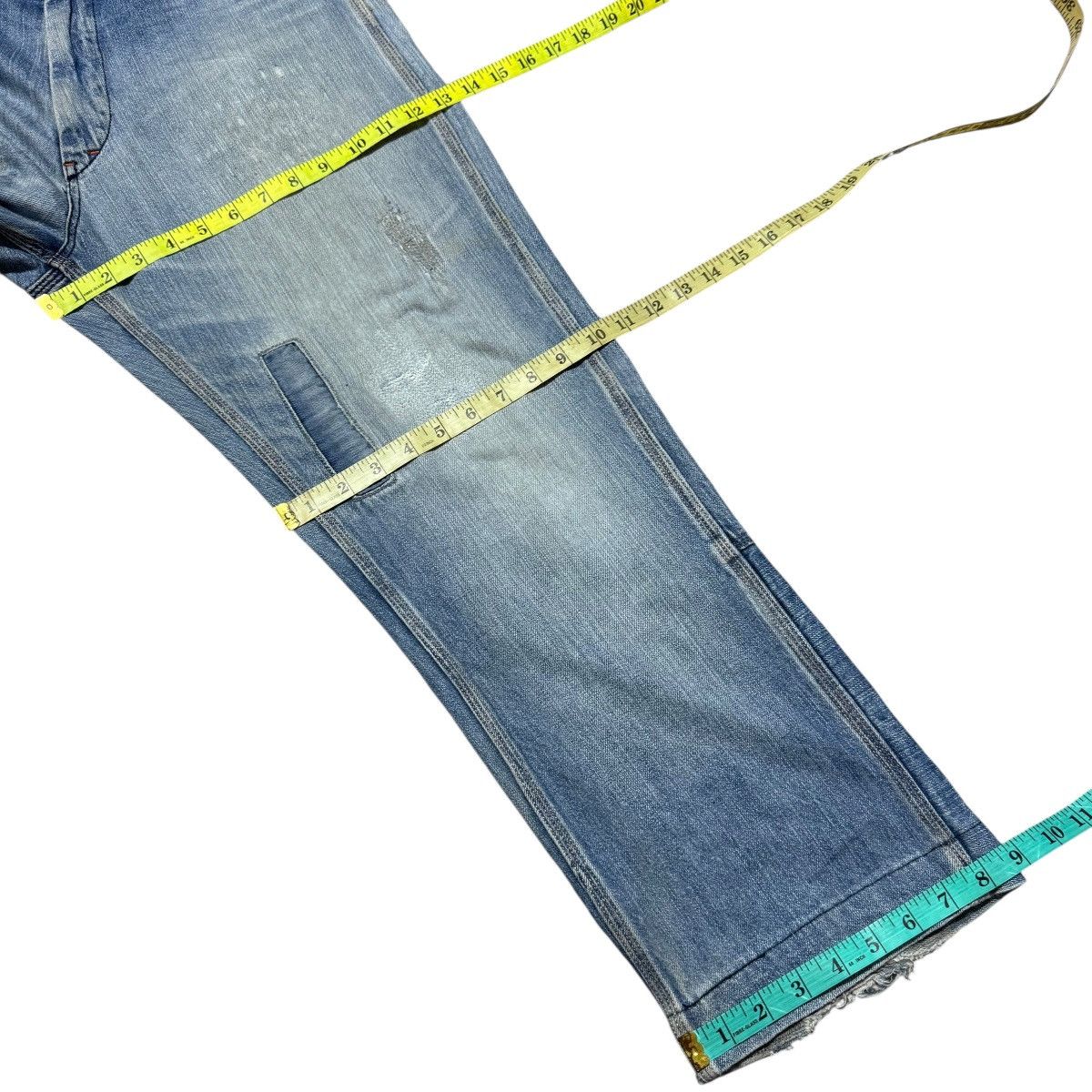 Japanese Brand CONEY Denim Carpenter Patchwork Work Pants Size US 32 / EU 48 - 17 Thumbnail