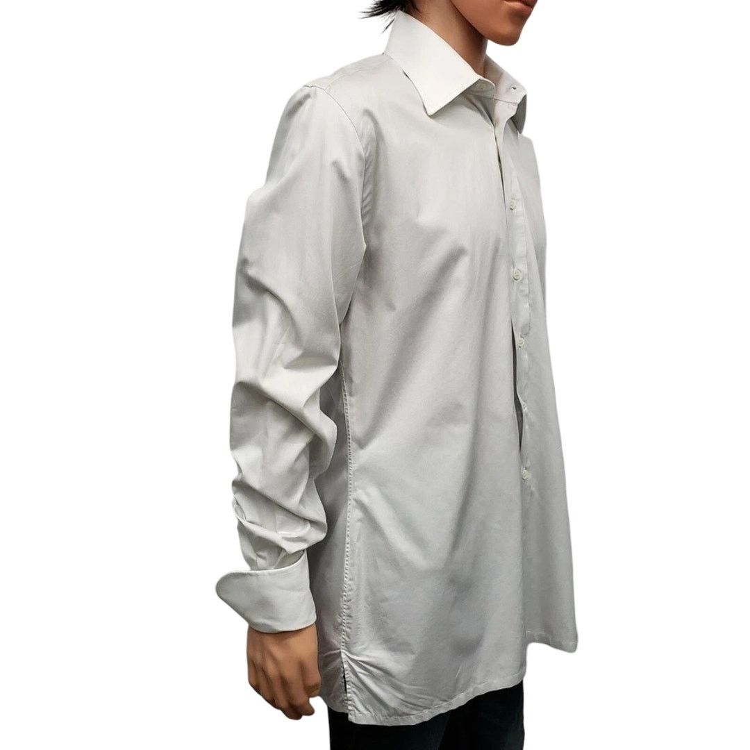 Vintage Frank Rostron England Shirt Contrast Collar Two-button Cuff Size US XL / EU 56 / 4 - 5 Thumbnail
