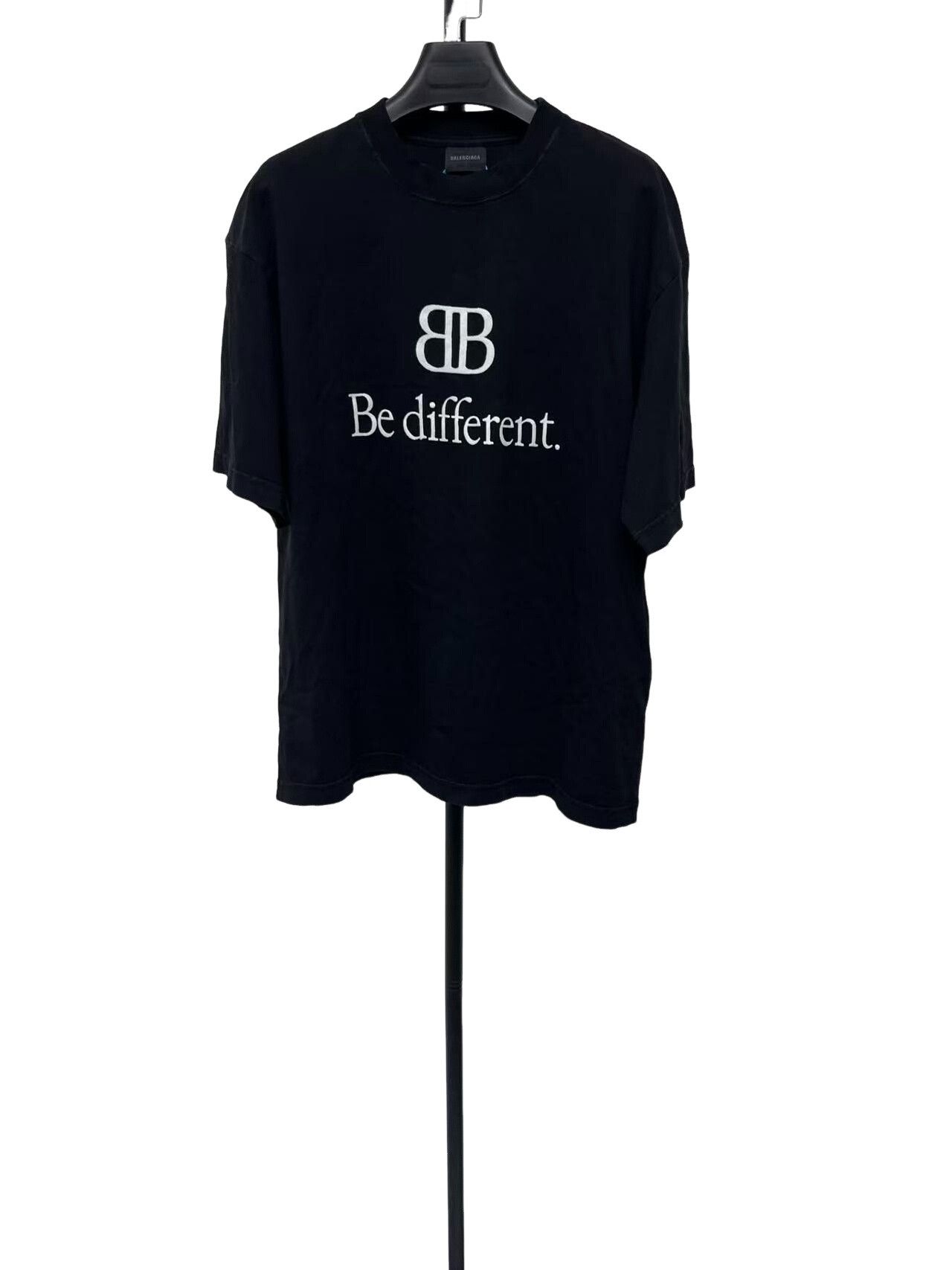 Balenciaga Balenciaga Be Different 2B Logo T-Shirt Size L Size US L / EU 52-54 / 3 - 1 Thumbnail