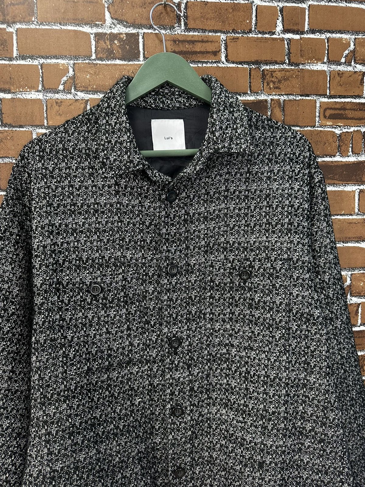 Issey Miyake Japanese Lui's Designer Knit Button Jacket Z274 Size US S / EU 44-46 / 1 - 2 Thumbnail