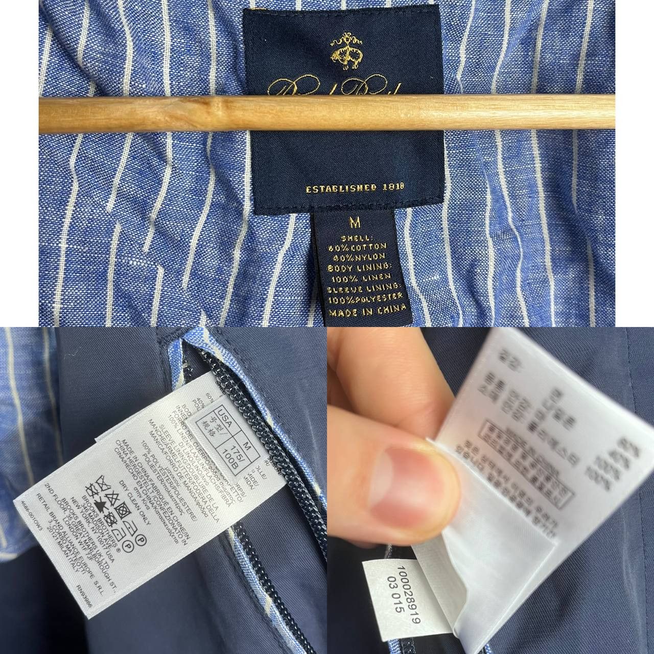 Brooks Brothers Brooks Brothers Navy Blue Casual Business Trench Coat Size US M / EU 48-50 / 2 - 10 Thumbnail