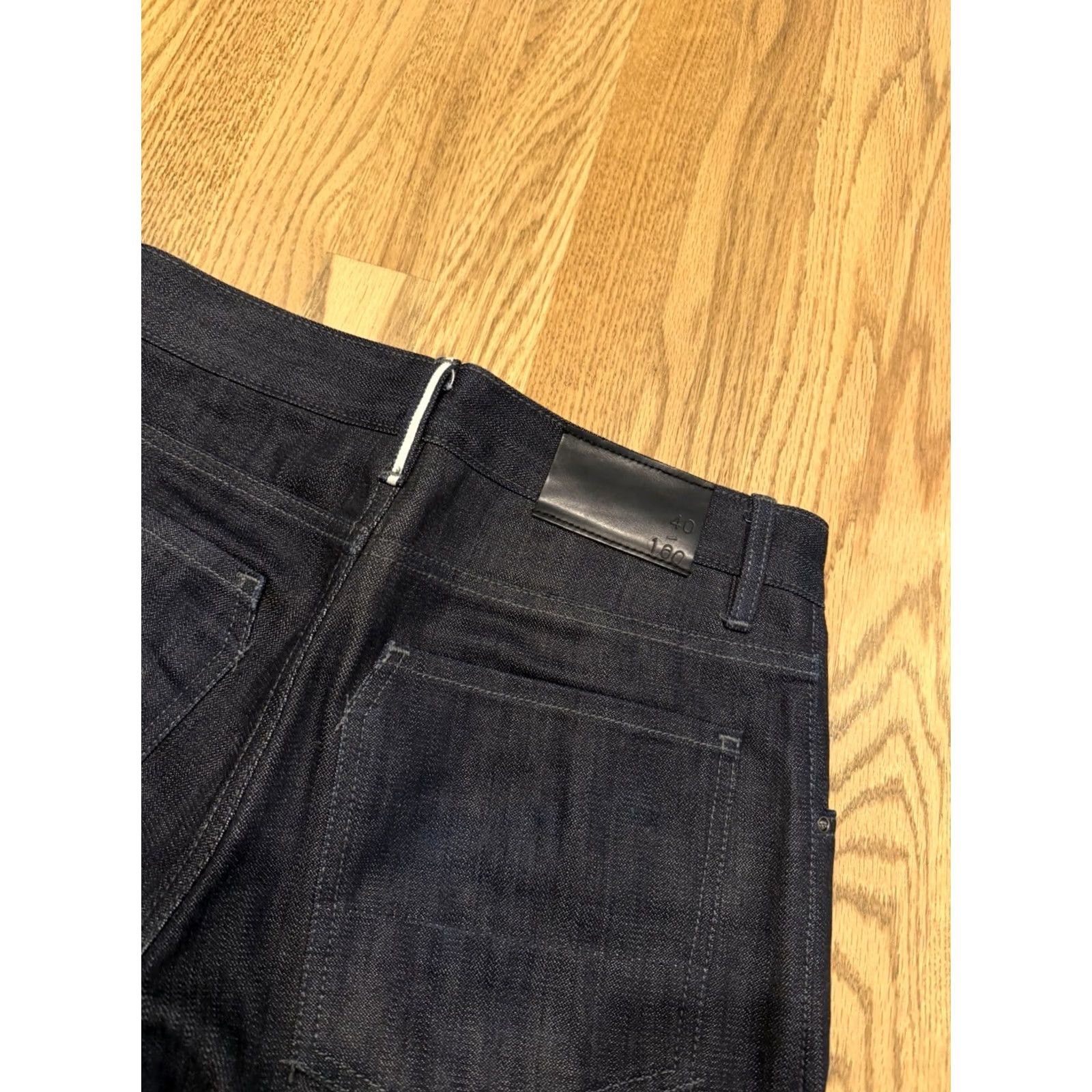 Raleigh Denim Raleigh Denim Martin Jeans Slim 29x29 Blue Denim Regular 30 in Waist 29 in Inseam 29 in 5-Pocket USA Cone Selvage Raw Dark Denim Pants Men’s Size US 29 - 5 Thumbnail
