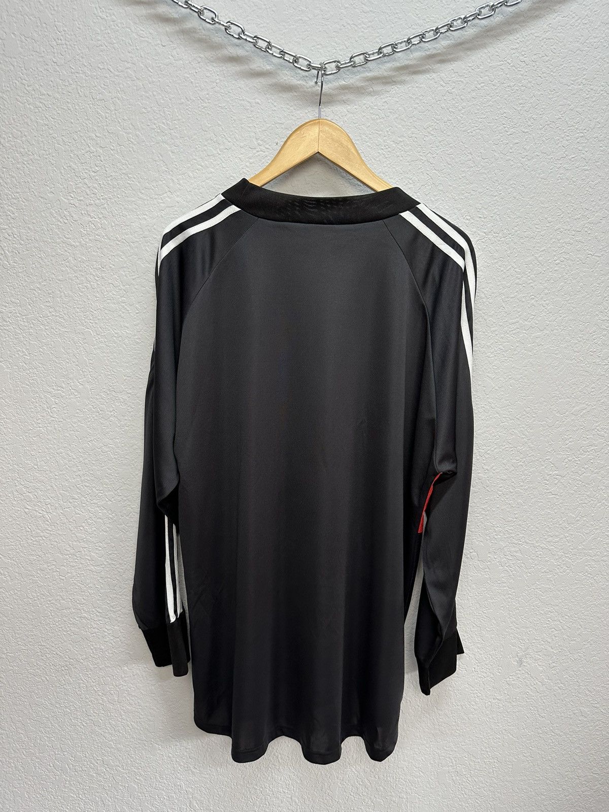 Vintage Adidas Newcastle 1996 1997 Goalkeeper Football Soccer Jersey Size US XL / EU 56 / 4 - 6 Thumbnail