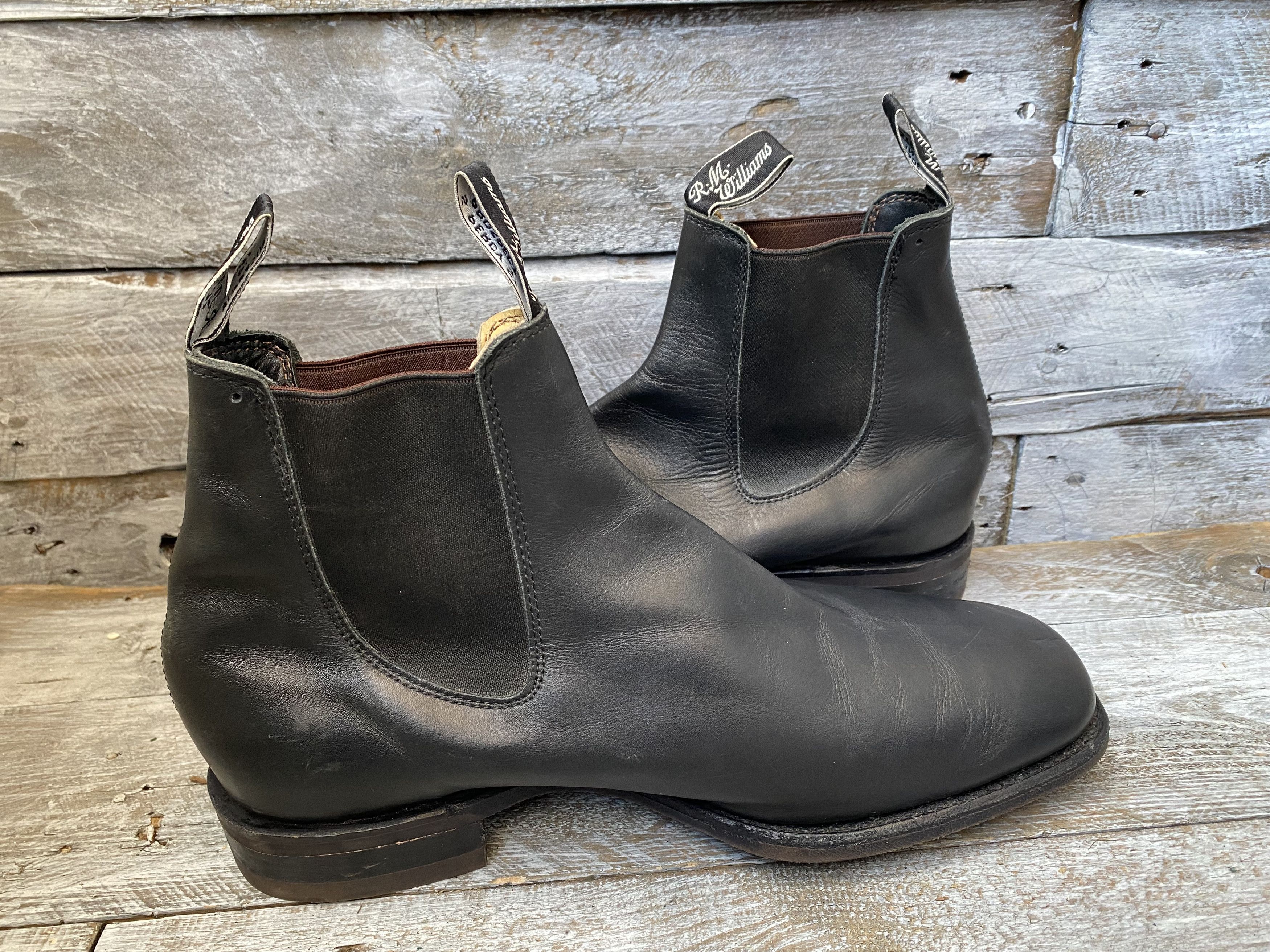 R.M. Williams Rm williams crafmanship chelsea black leather boots sz 43 Size US 10 / EU 43 - 12 Thumbnail