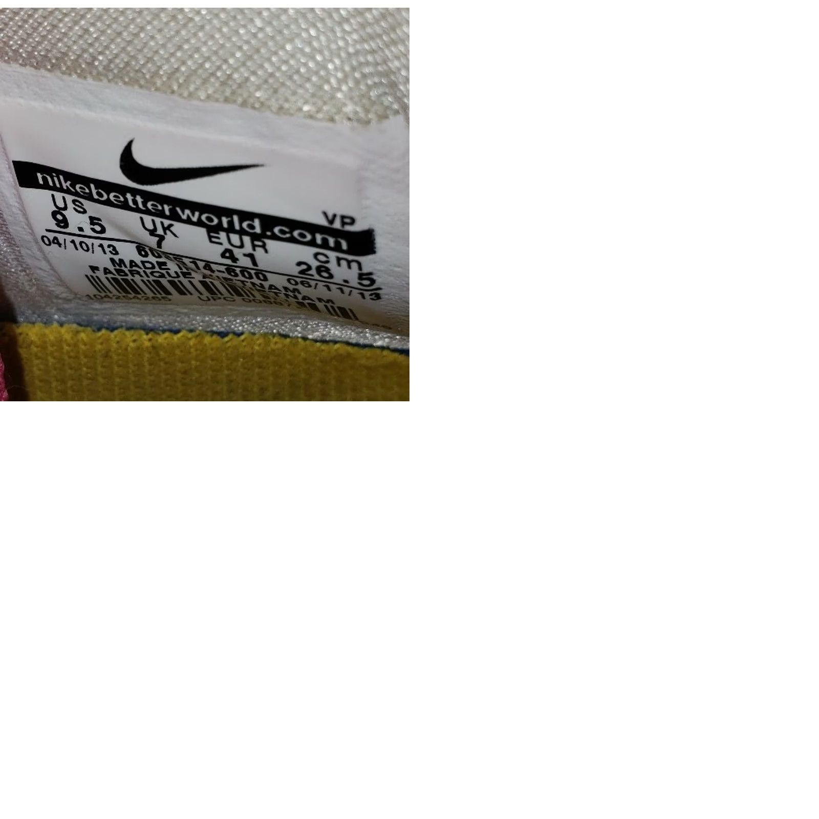 Nike Nike Zoom Hyperquickness Women's US 9.5M Pink Breast Cancer Ribbon 603514600 Shoes Size US 10 / IT 40 - 9 Thumbnail