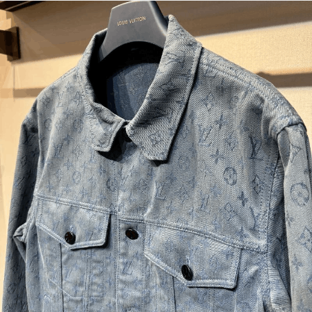 Louis Vuitton Louis Vuitton Monogram Jacquard Denim Jacket Size US M / EU 48-50 / 2 - 4 Thumbnail