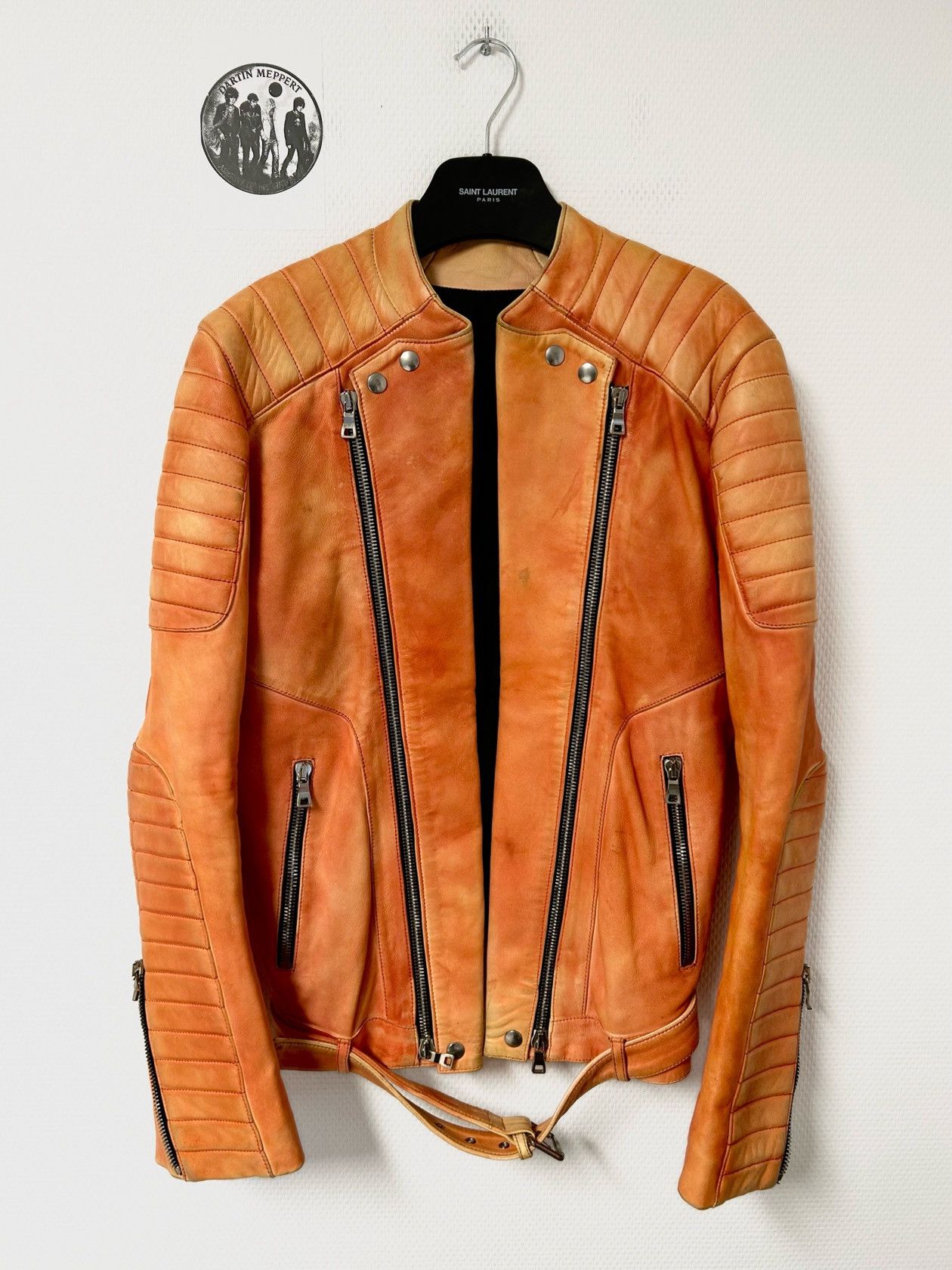 SS2015 Lamb Leather Biker Jacket