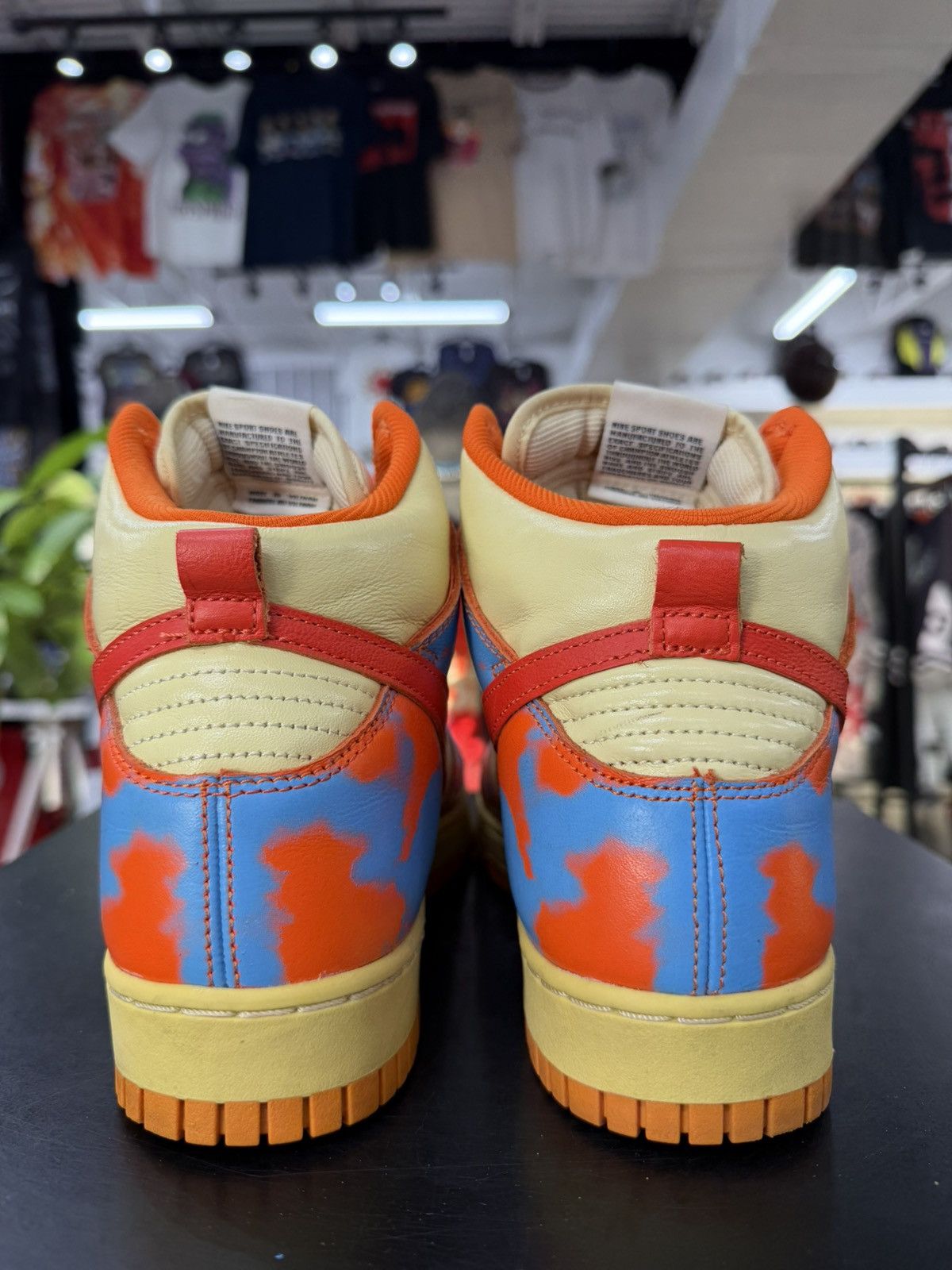 Nike Nike Dunk High 1985 Orange Acid Wash Size 10 (2022) Size US 10 / EU 43 - 5 Thumbnail